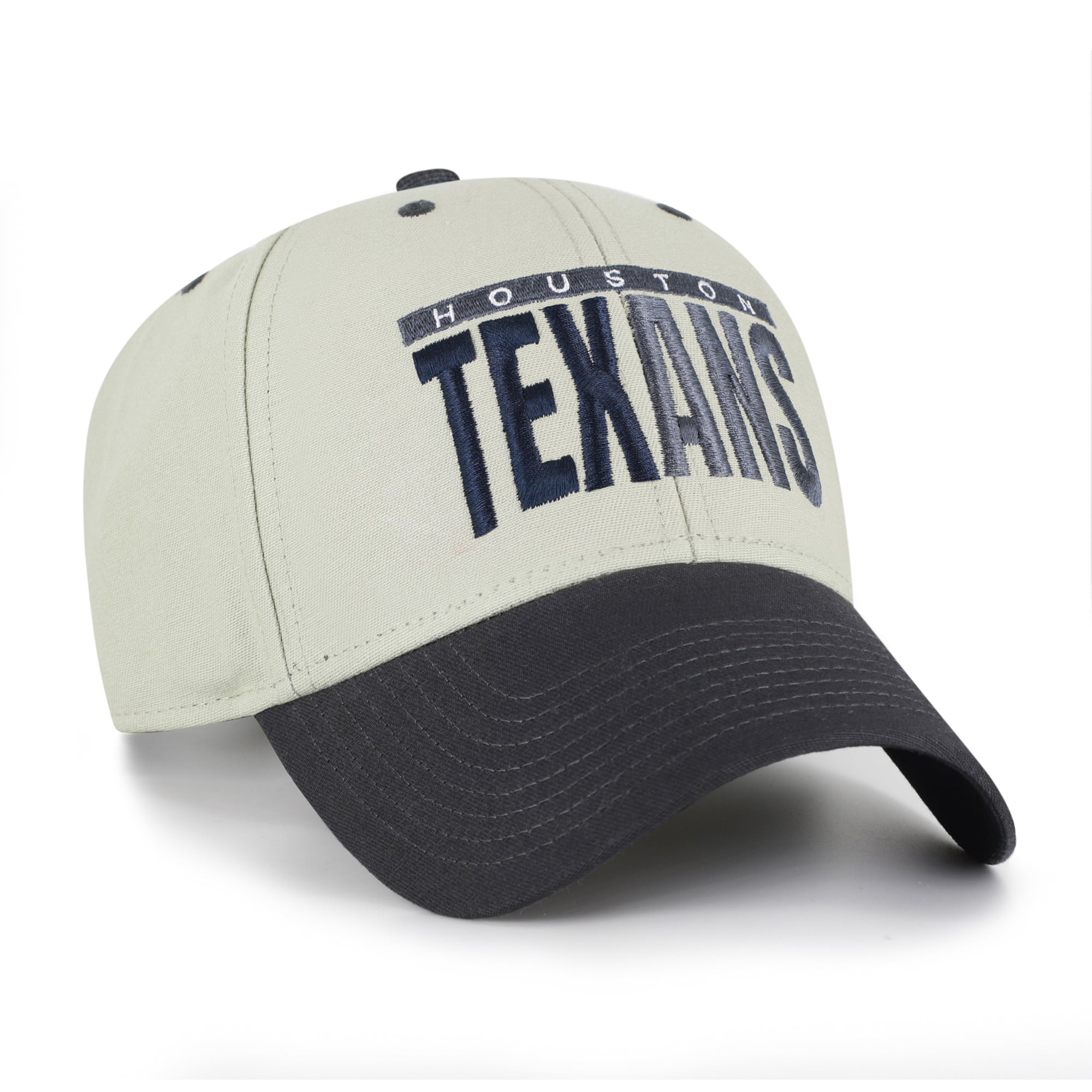 Casquette ajustable pour homme « 47 » grise/noire Houston Texans, inscription demi-bloc MVP