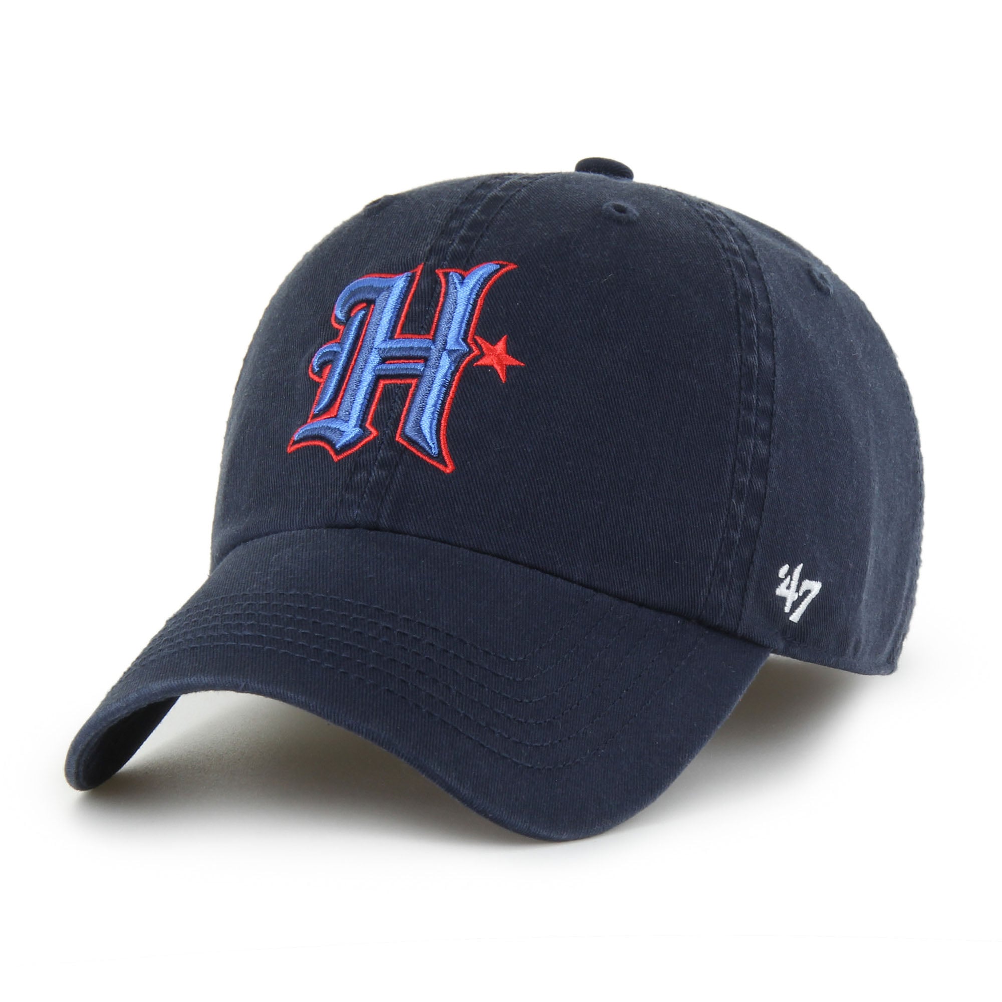 Men's '47 Navy Houston Texans Franchise Logo Fitted Hat