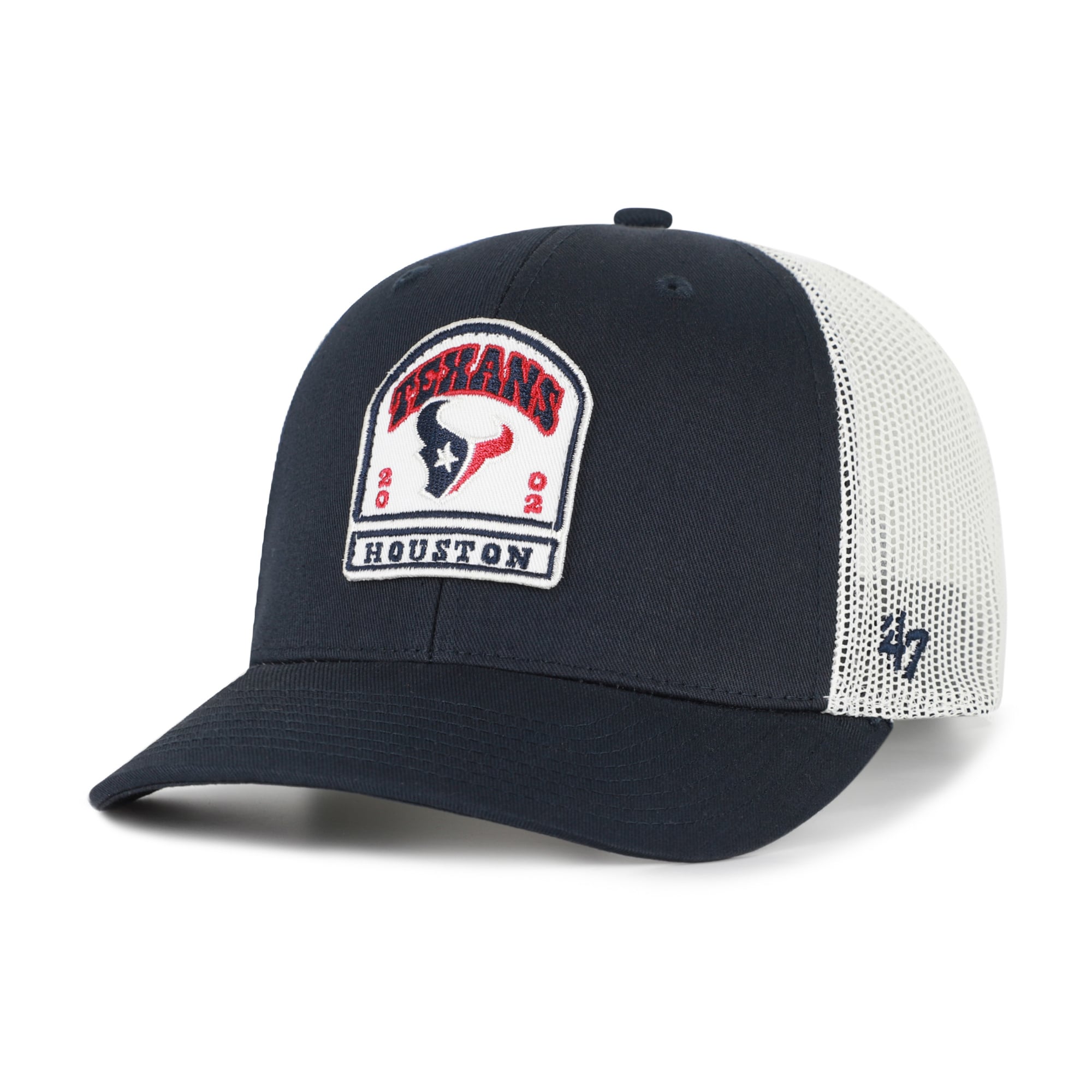 Men's '47  Navy Houston Texans  Headstone Trucker Adjustable Hat