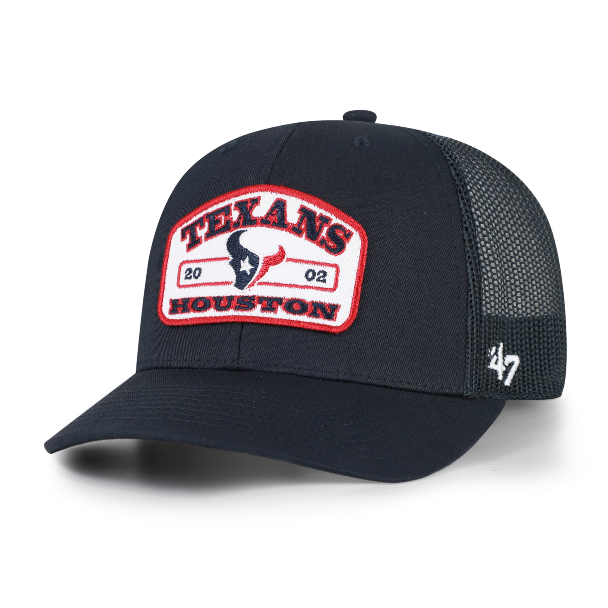 Casquette trucker ajustable pour homme, modèle 47, bleu marine, Houston Texans Roadway