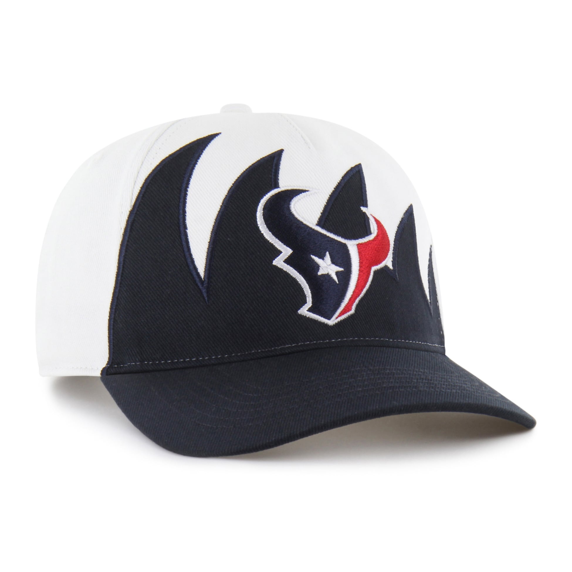 Casquette ajustable Houston Texans blanche '47 Jagged Hitch pour homme