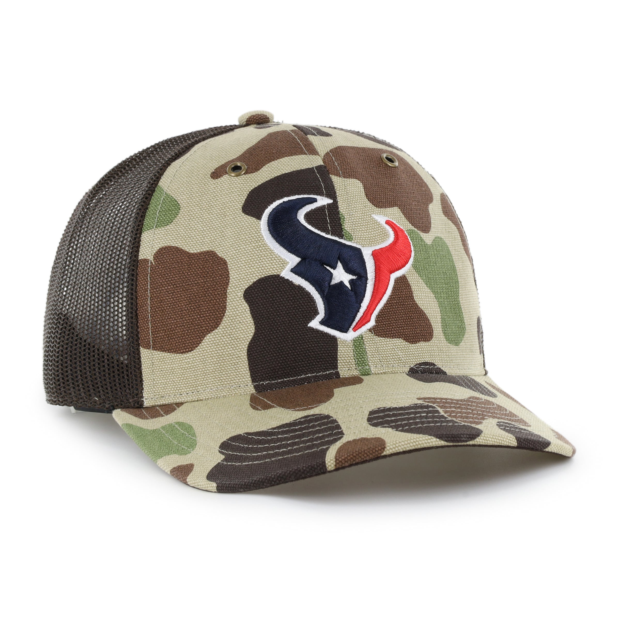 Casquette trucker ajustable Carhartt x '47 Duck Camo Houston Texans pour homme