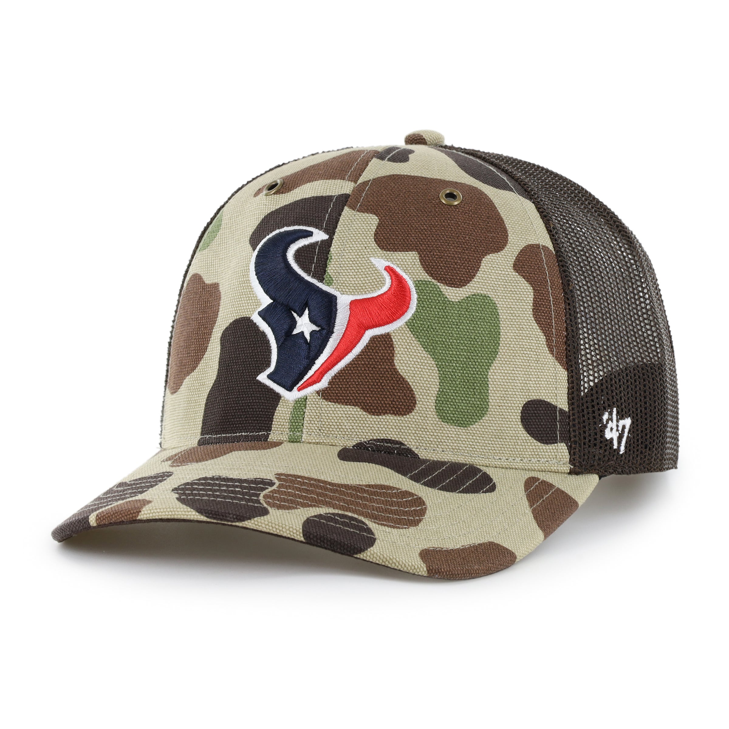 Casquette trucker ajustable Carhartt x '47 Duck Camo Houston Texans pour homme
