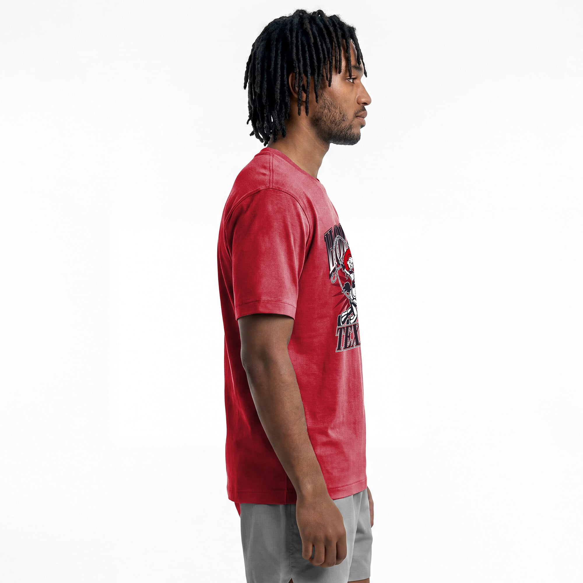 T-shirt homme Disney x Champion rouge Houston Texans Jessie All-Star