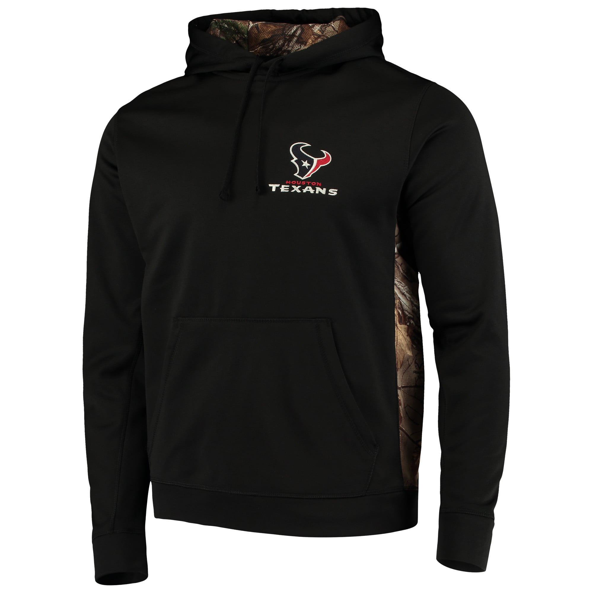 Men's Dunbrooke Black/Realtree Camo Houston Texans Logo Ranger Pullover Hoodie