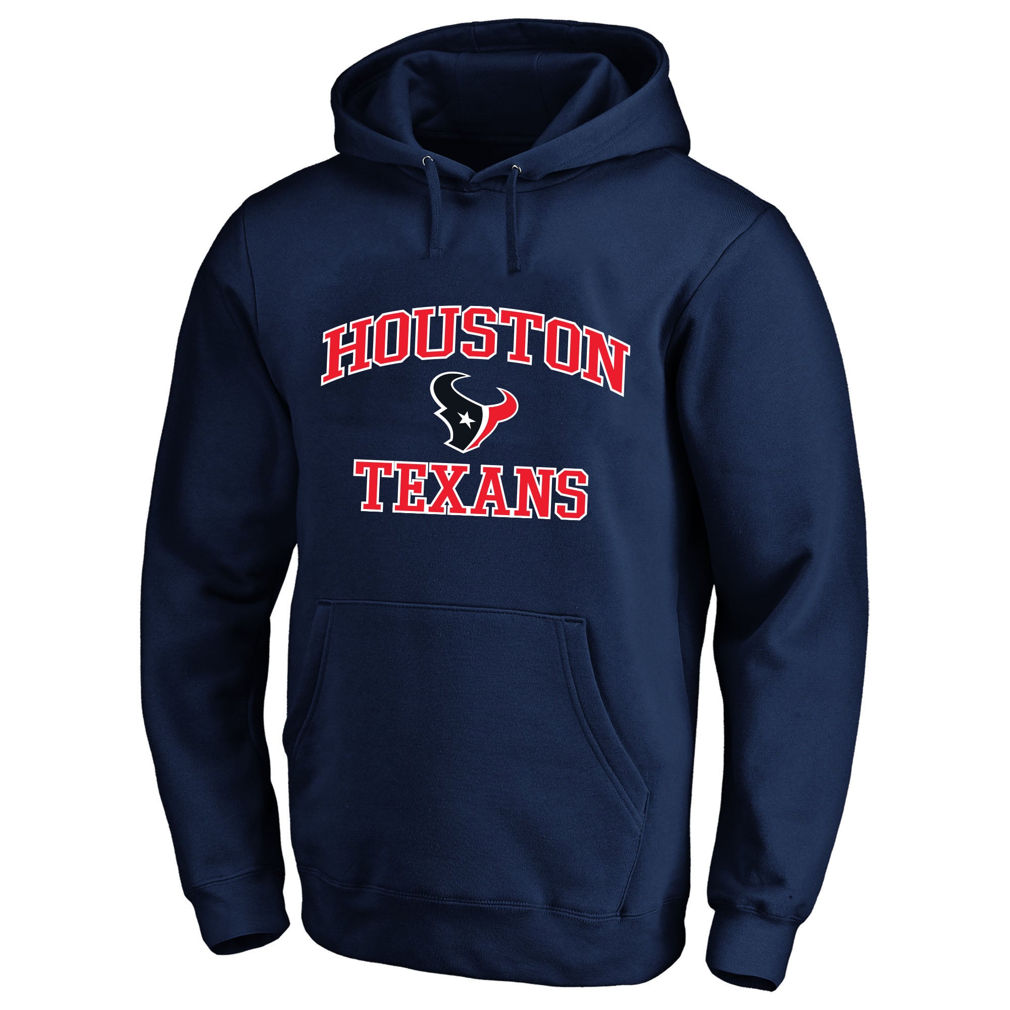 Men's Fanatics Navy Houston Texans Big & Tall Heart Soul Hoodie