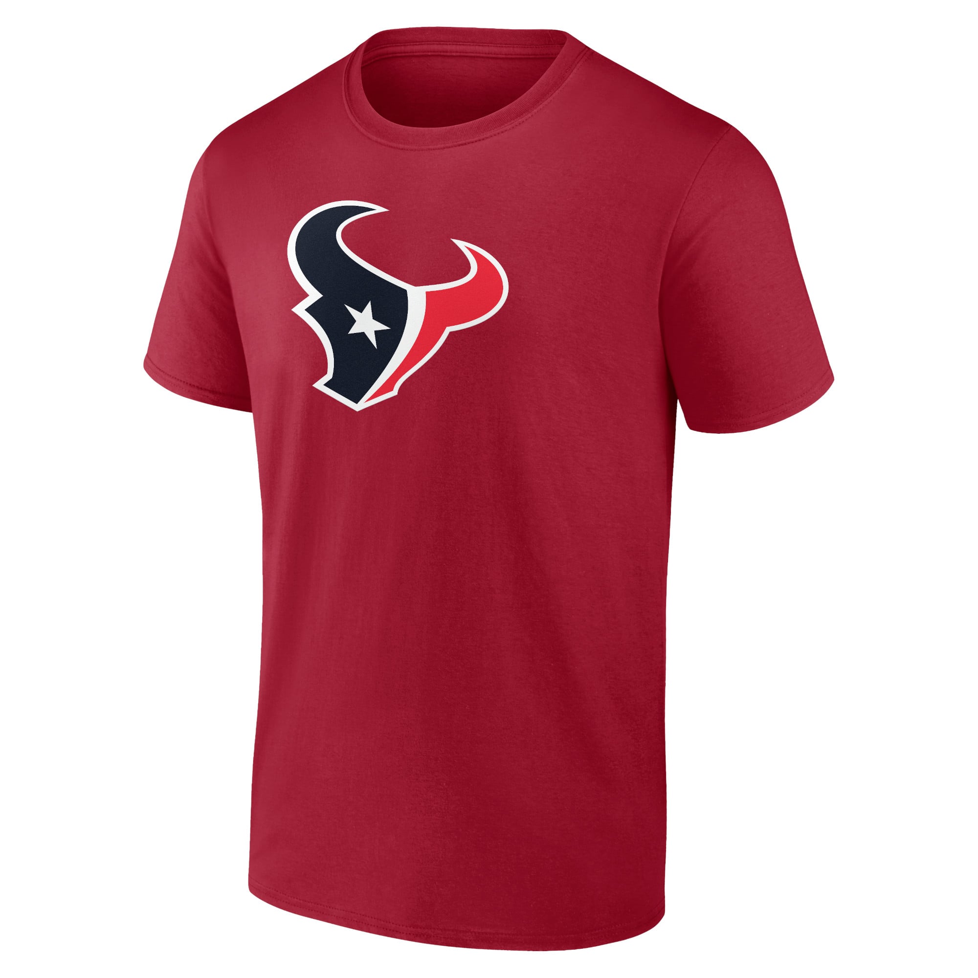 Men's Fanatics Red Houston Texans Primary Logo T-Shirt
