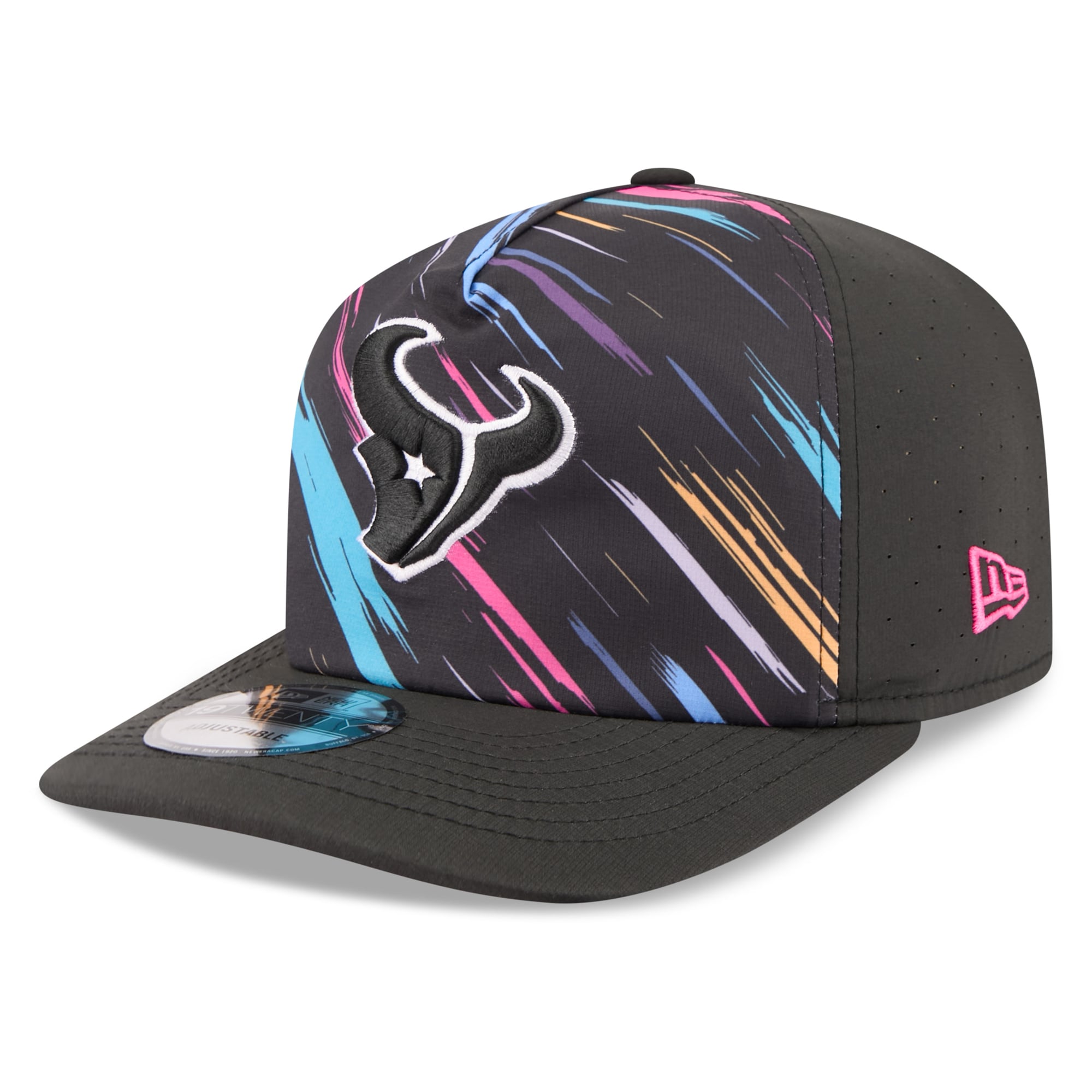 Men's New Era Black Houston Texans 2026 NFL Crucial Catch 19TWENTY Adjustable Hat
