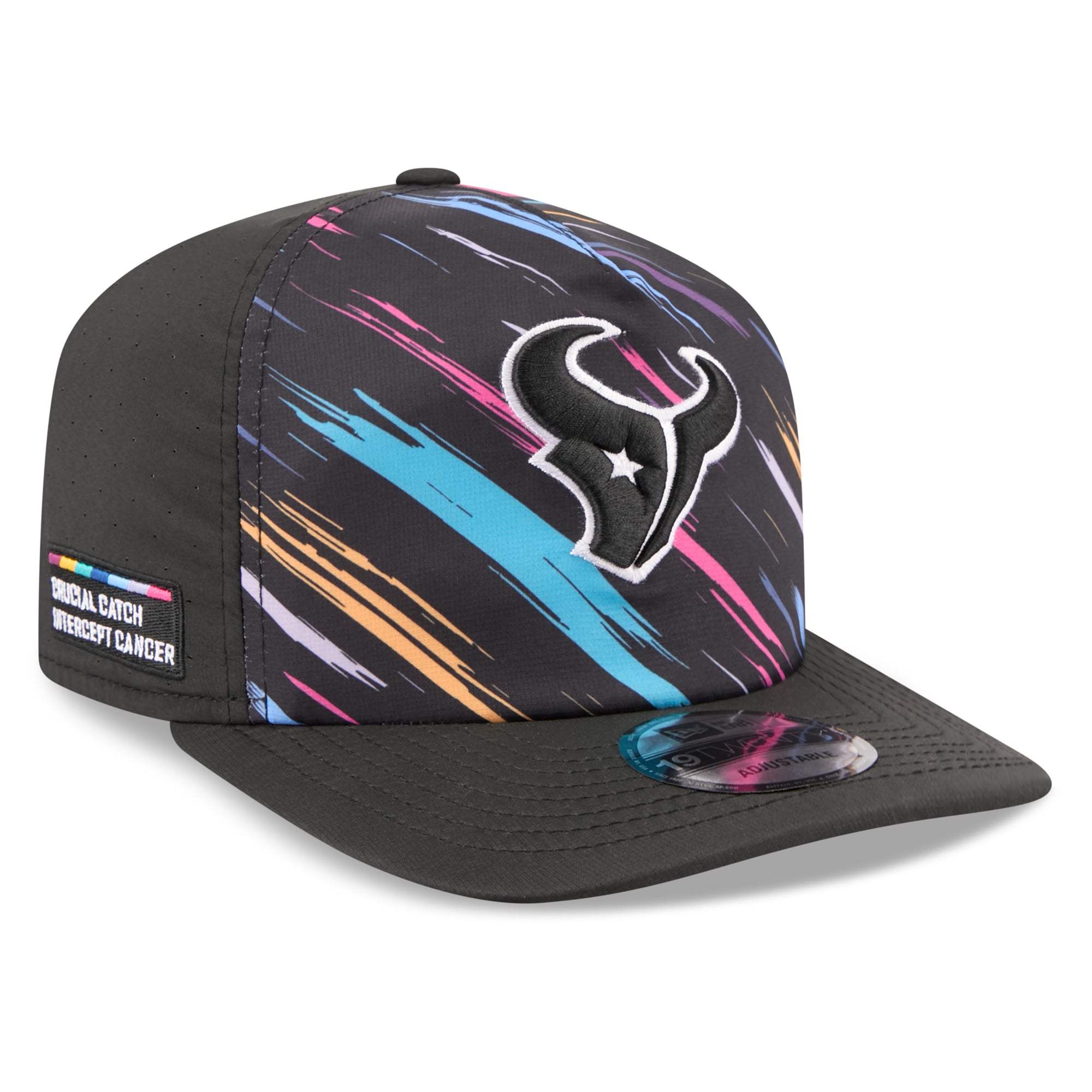 Men's New Era Black Houston Texans 2026 NFL Crucial Catch 19TWENTY Adjustable Hat