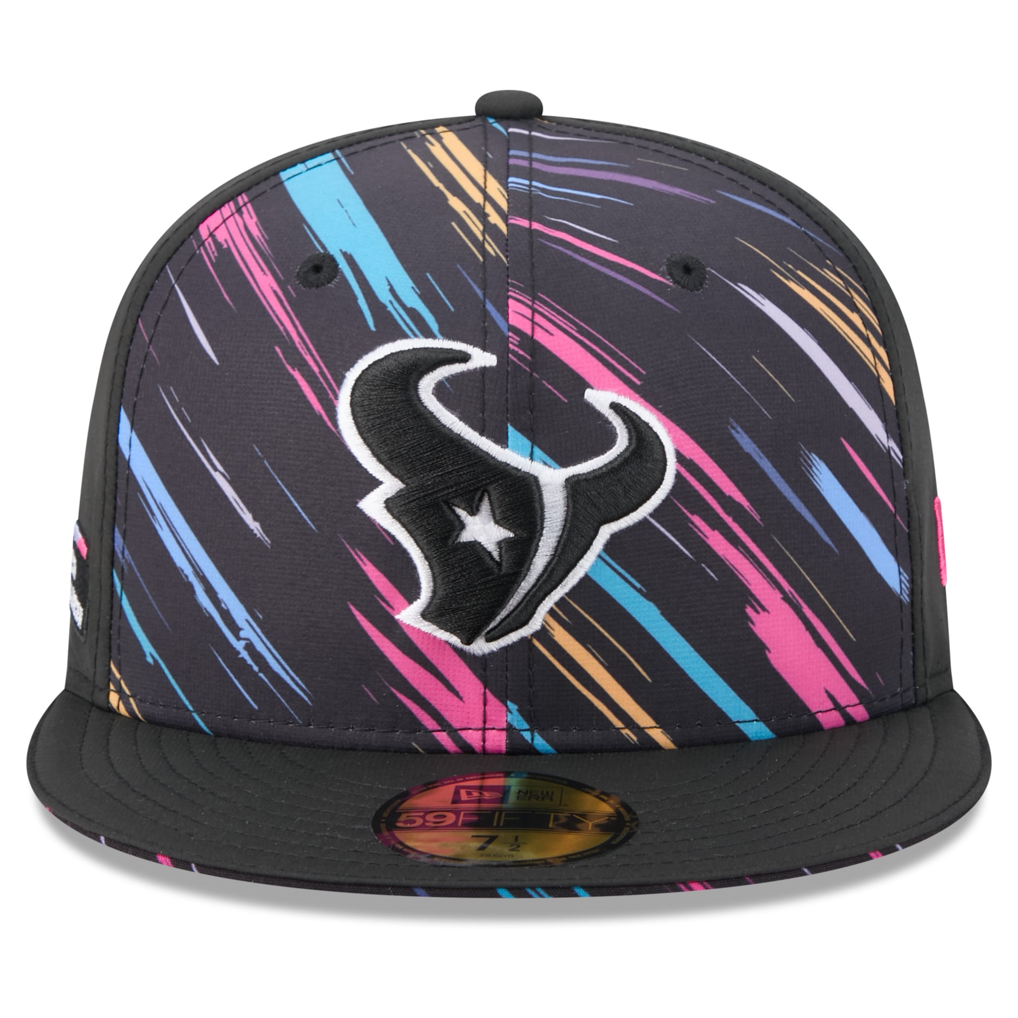 Men's New Era Black Houston Texans 2026 NFL Crucial Catch 59FIFTY Fitted Hat