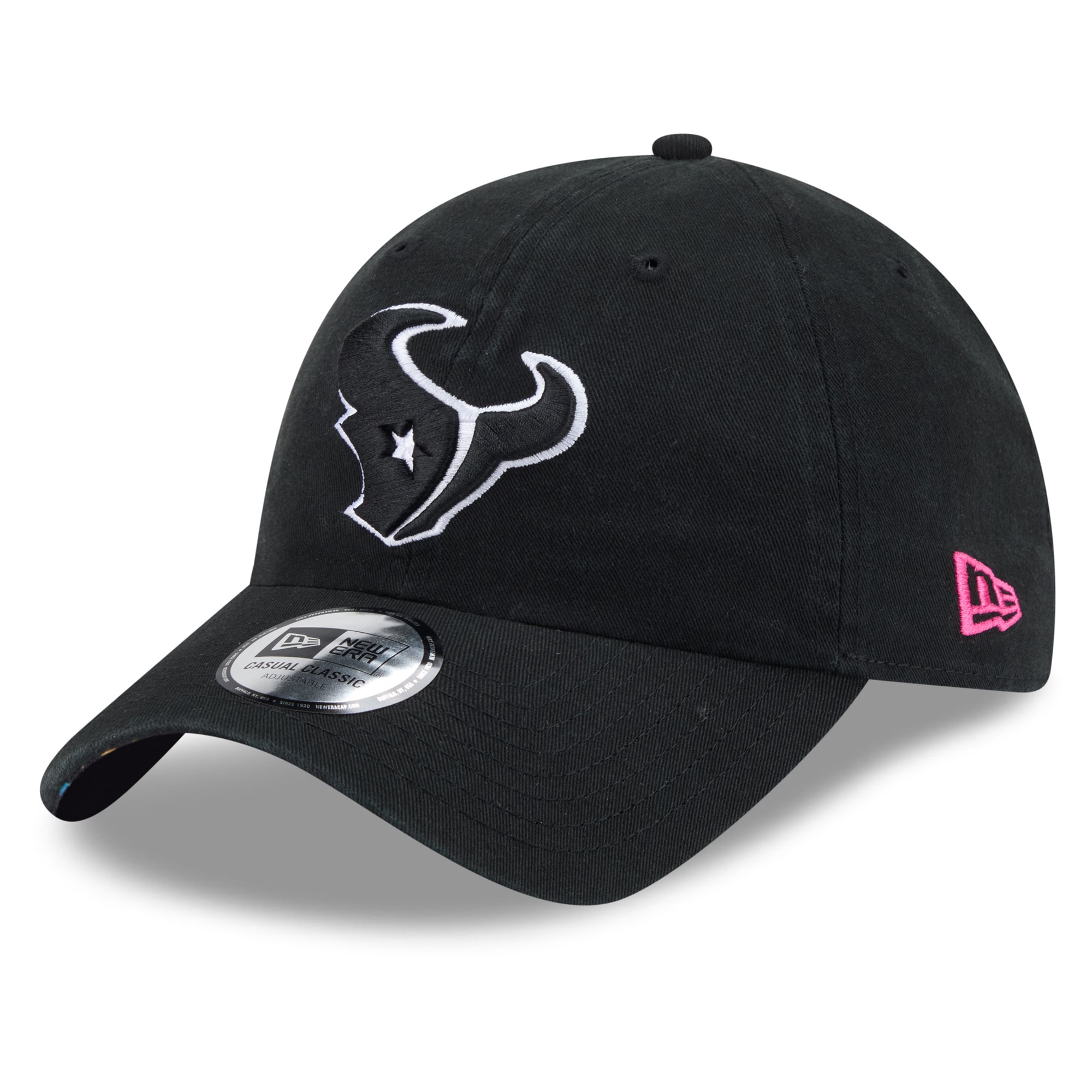 Men's New Era Black Houston Texans 2026 NFL Crucial Catch Casual Classic Adjustable Hat