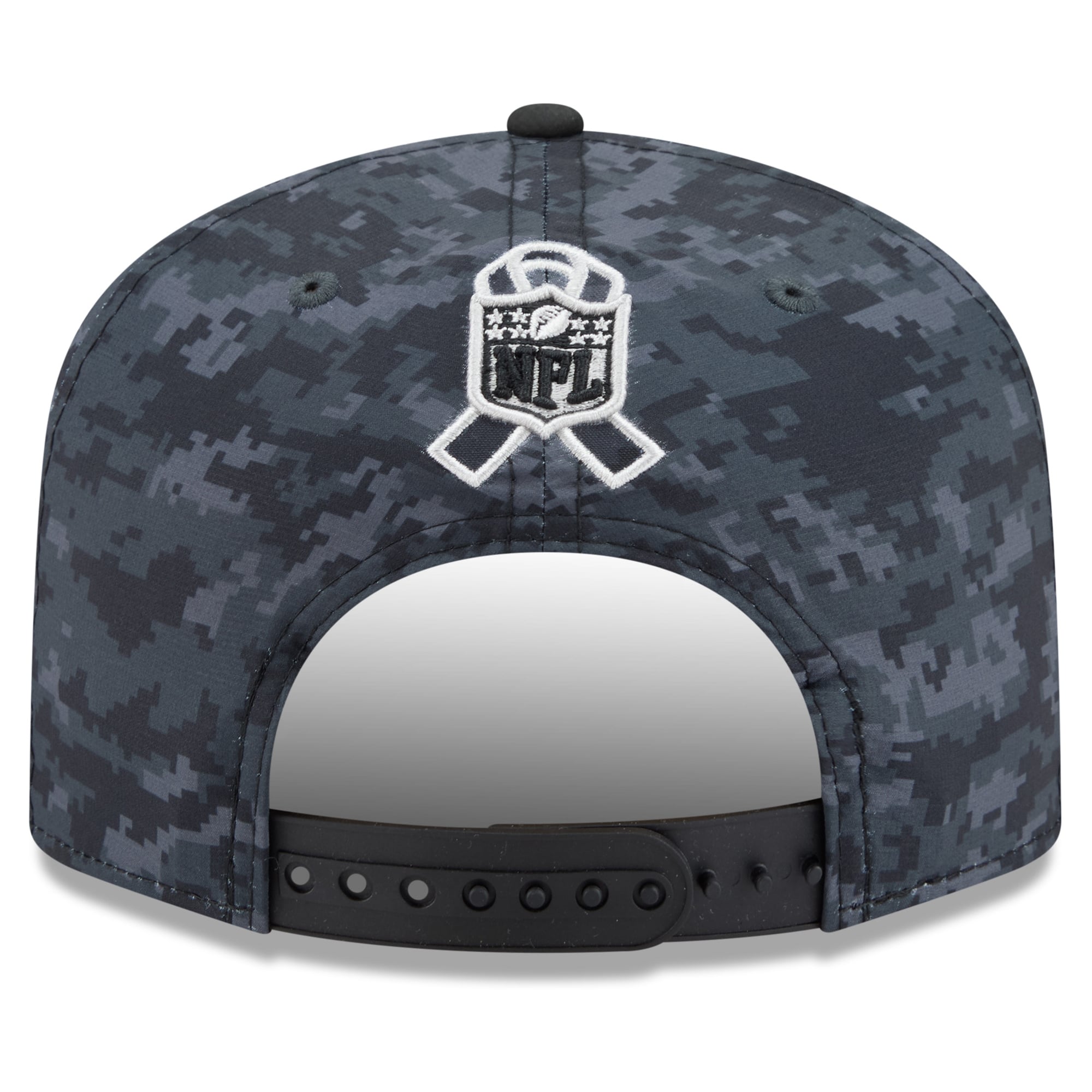 Casquette ajustable New Era noire pour homme Houston Texans 2026 Salute To Service 19TWENTY