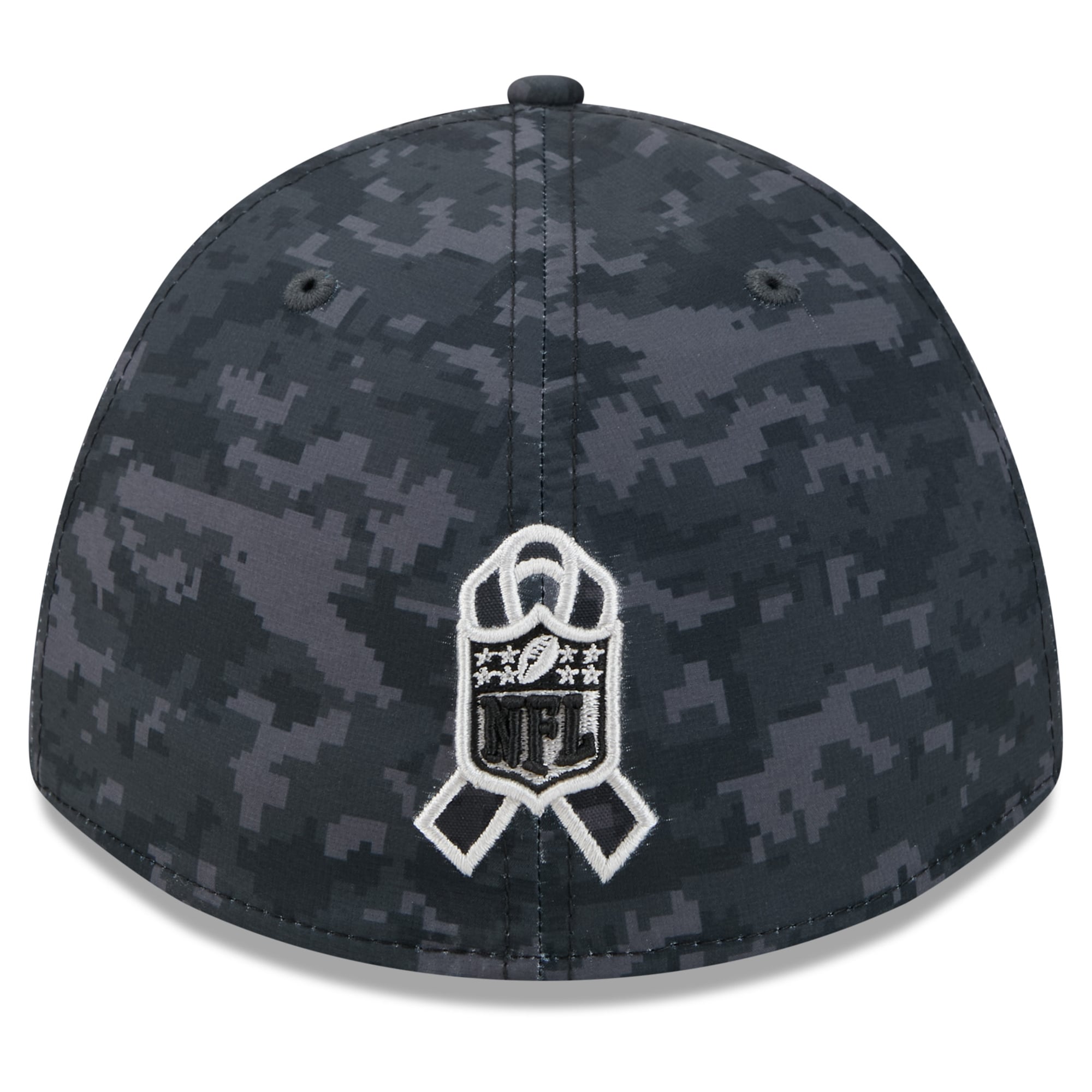 Casquette extensible New Era noire Houston Texans 2026 Salute To Service 39THIRTY M-Crown pour homme