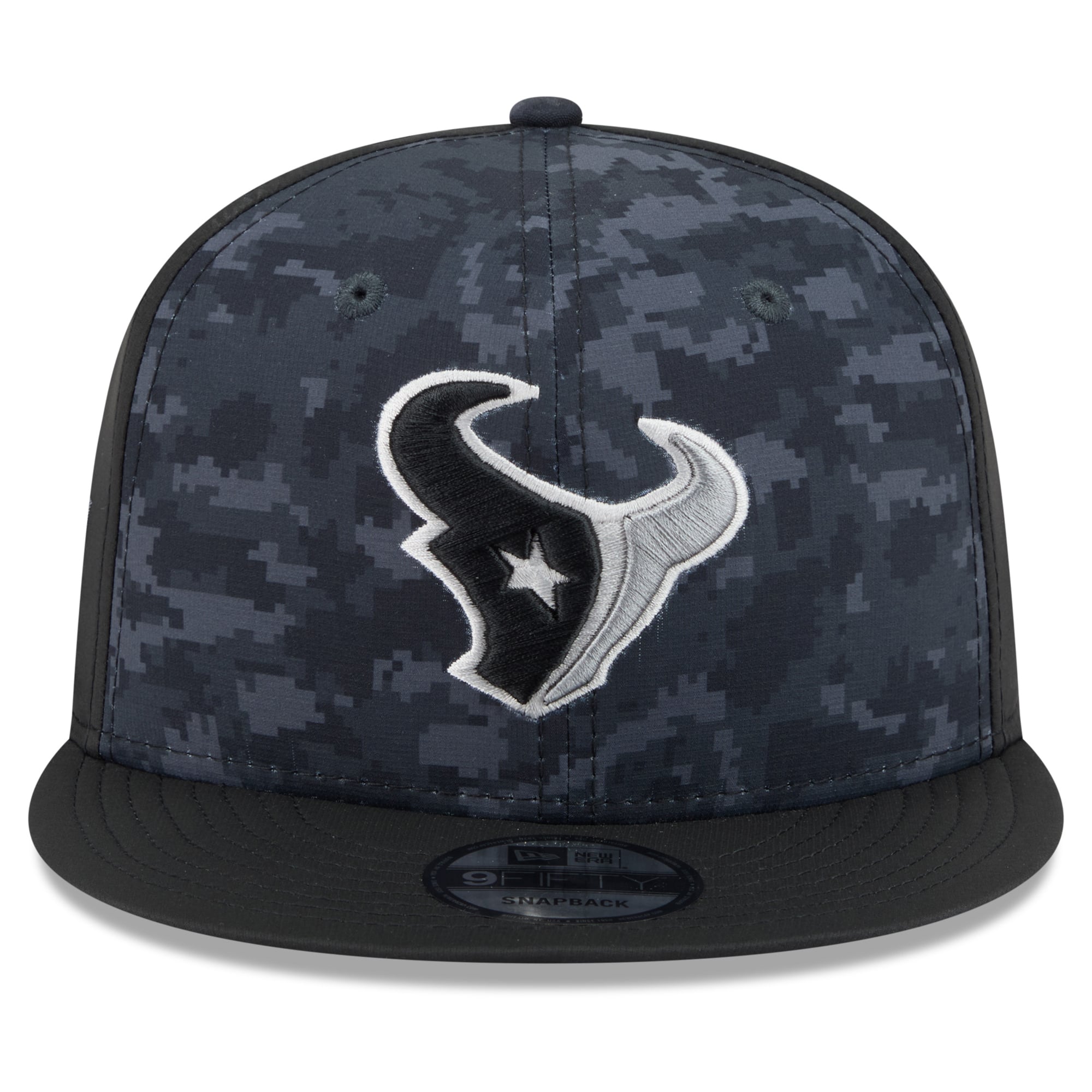 Men's New Era Black Houston Texans 2026 Salute To Service 9FIFTY Snapback Hat