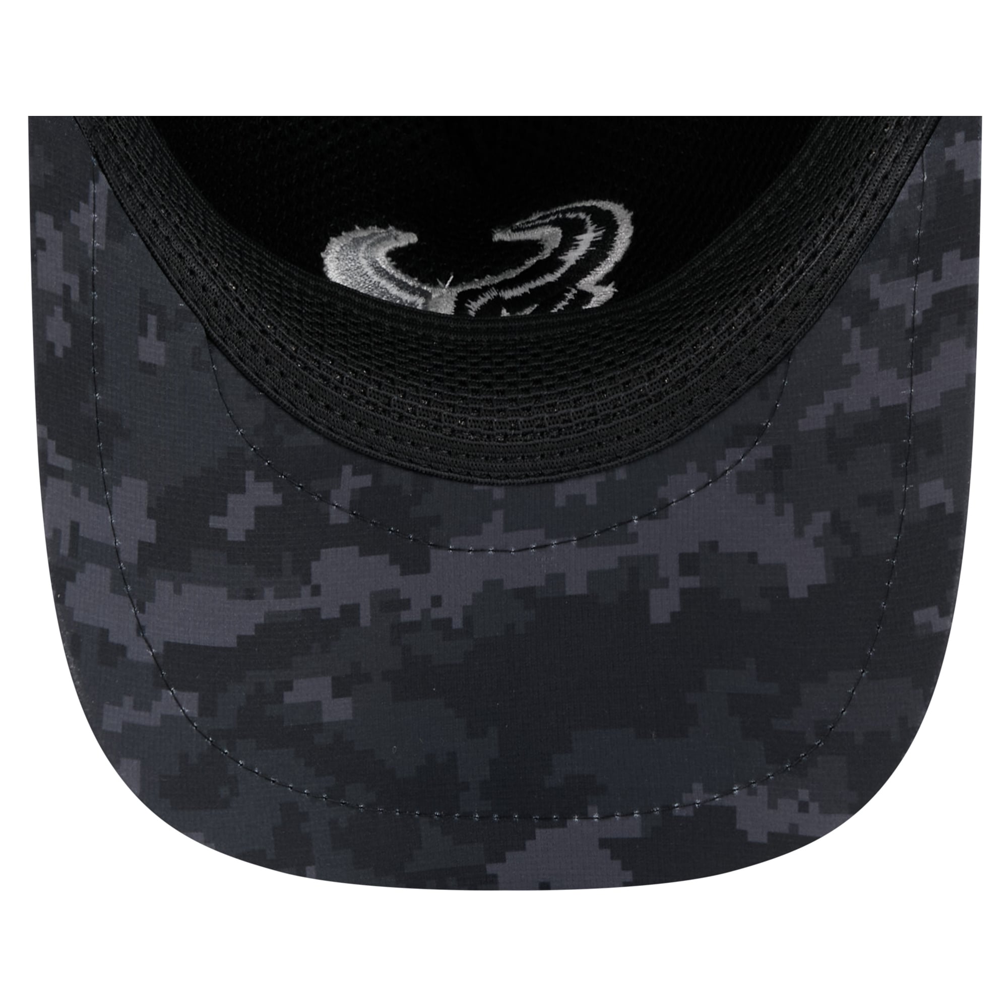 Casquette trucker ajustable New Era Apex 9FORTY noire pour homme, Houston Texans 2026 Salute To Service