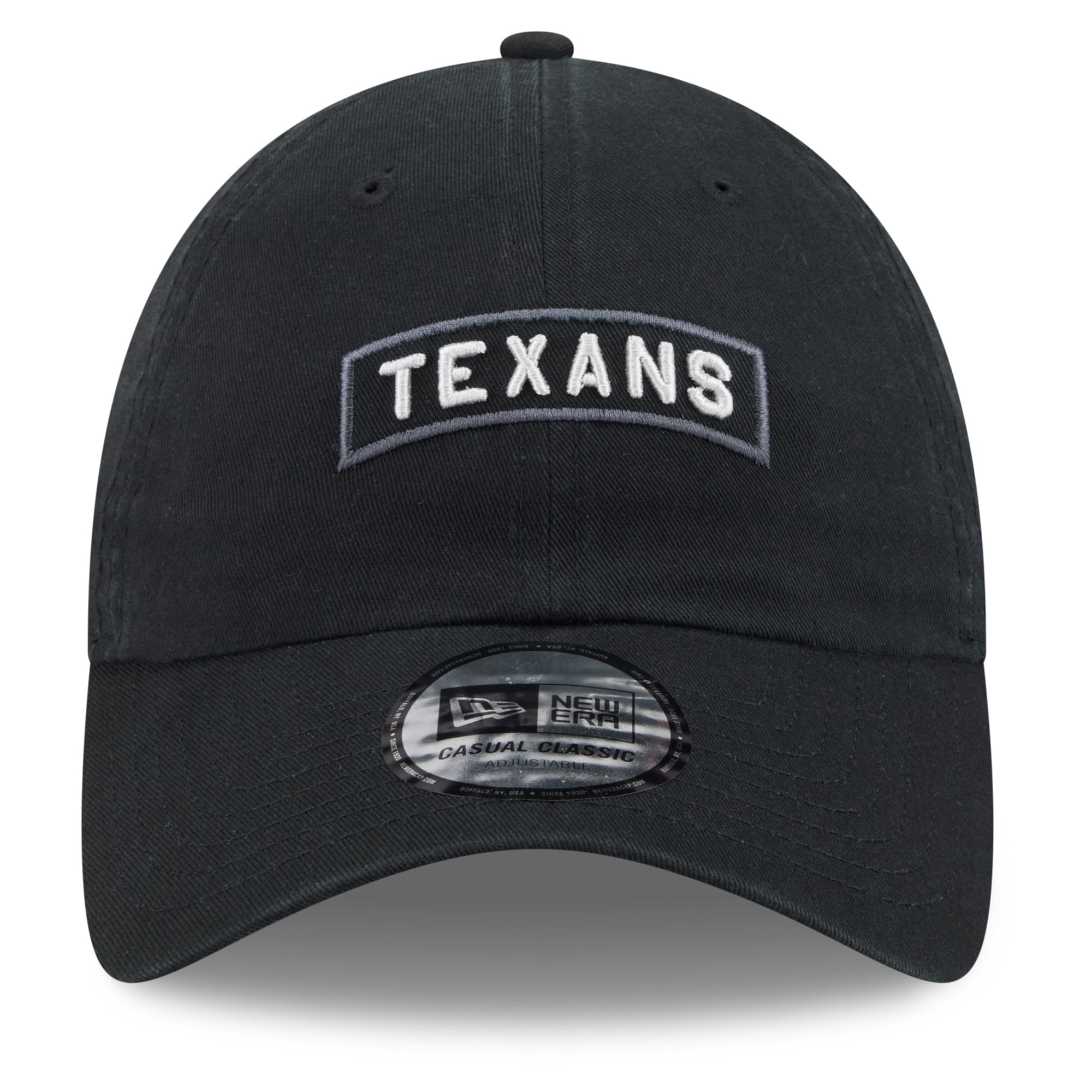 Casquette New Era noire pour homme, Houston Texans 2026 Salute To Service, style classique décontracté et ajustable