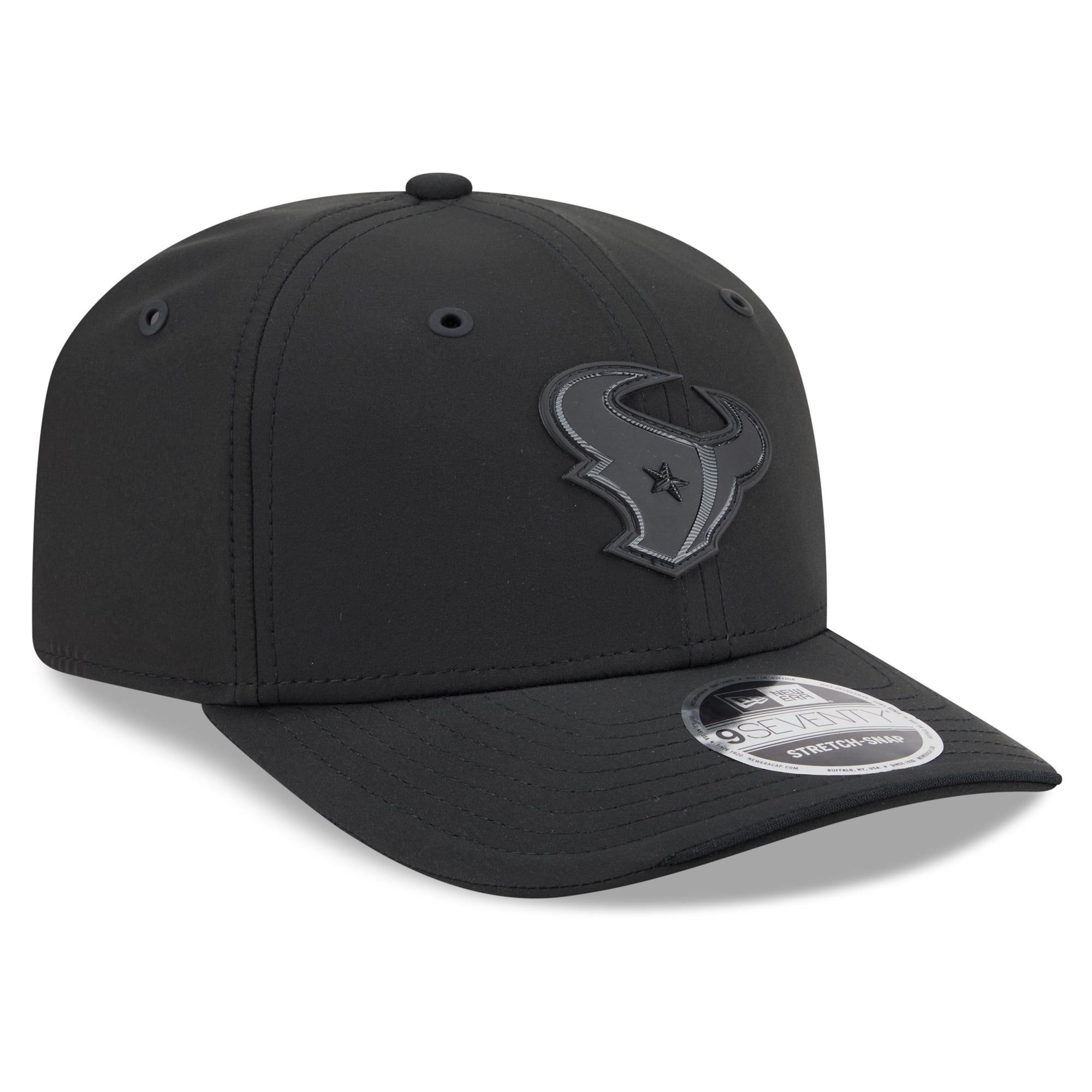 Men's New Era Black Houston Texans 2026 Sideline 9SEVENTY Adjustable Hat