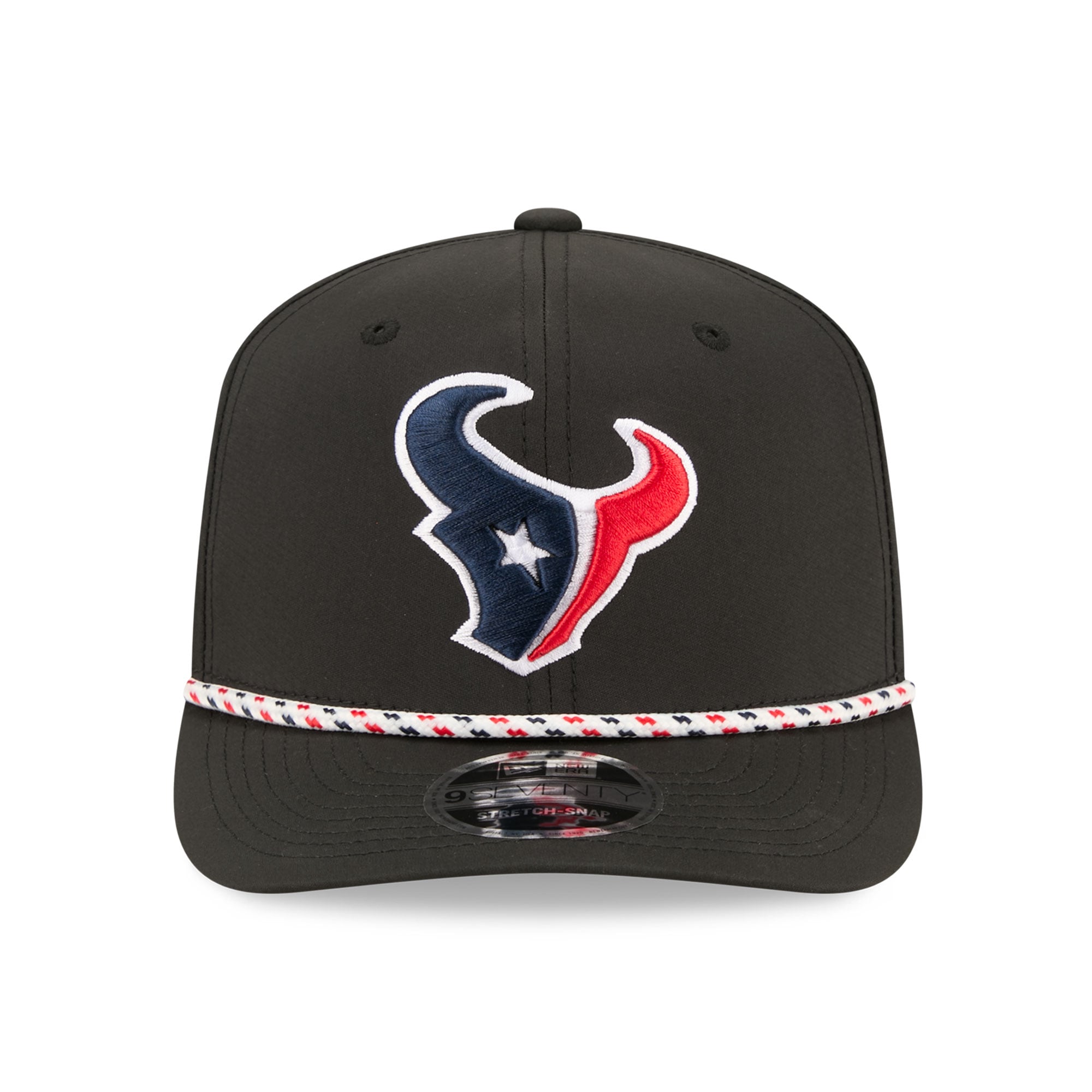 Casquette ajustable New Era noire Houston Texans 9SEVENTY pour homme