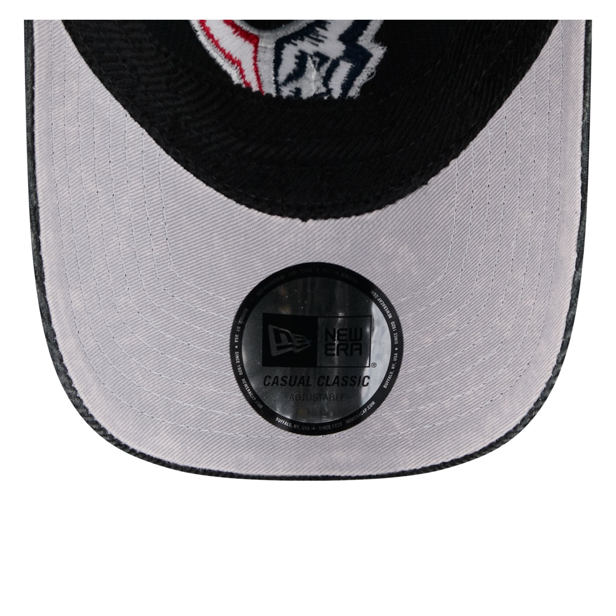 Casquette New Era noire pour homme, Houston Texans, en velours côtelé, style classique décontracté et ajustable