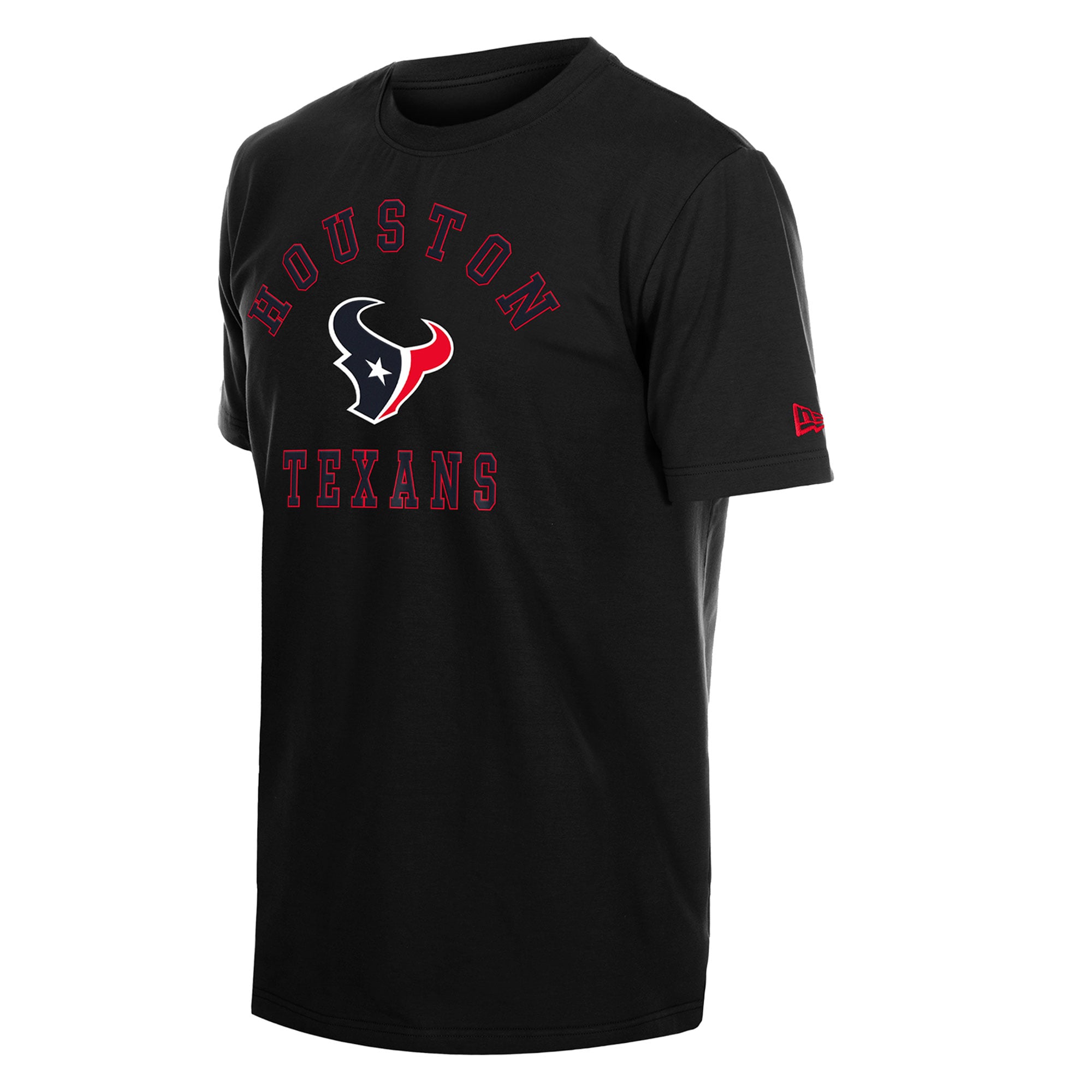 T-shirt fonctionnel New Era noir pour homme, Houston Texans, les fans.