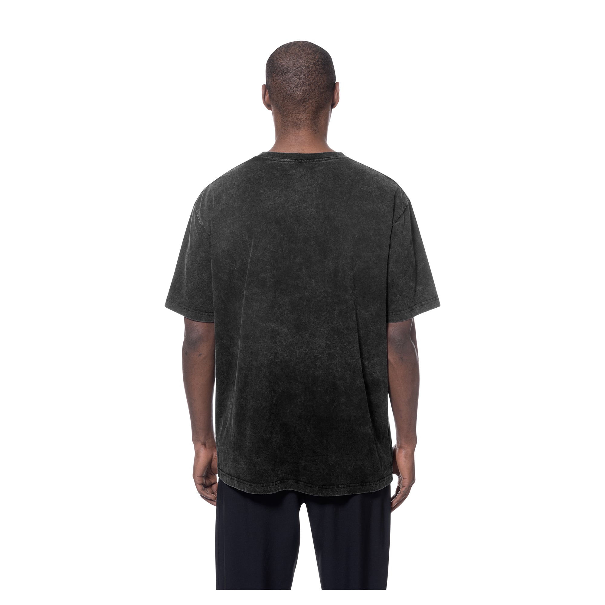 T-shirt noir New Era Houston Texans pour homme, délavé aux minéraux