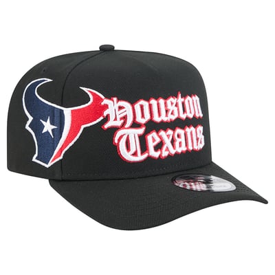 Houston Texans New Era Proud A-Frame 9FIFTY Snapback Hat - Black