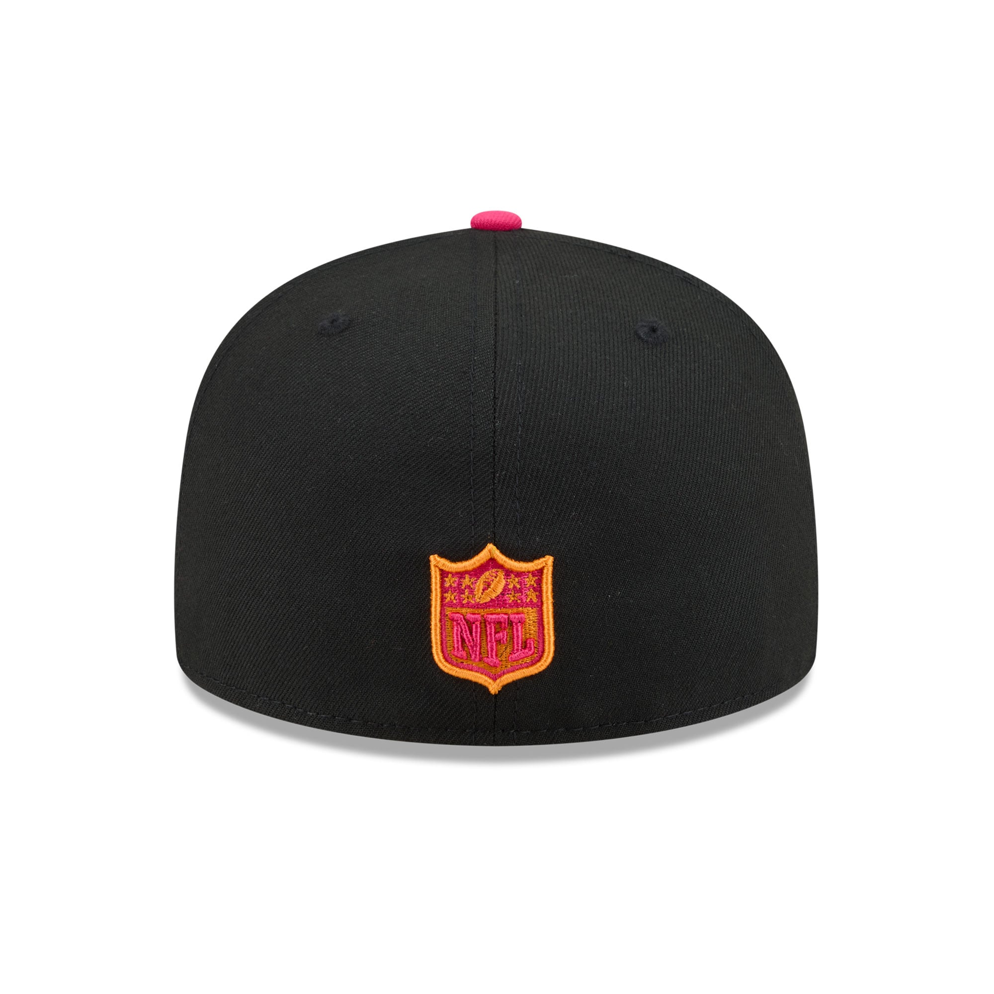 Casquette ajustée New Era 59FIFTY pour homme, noire et rose, Houston Texans, Jour des Morts