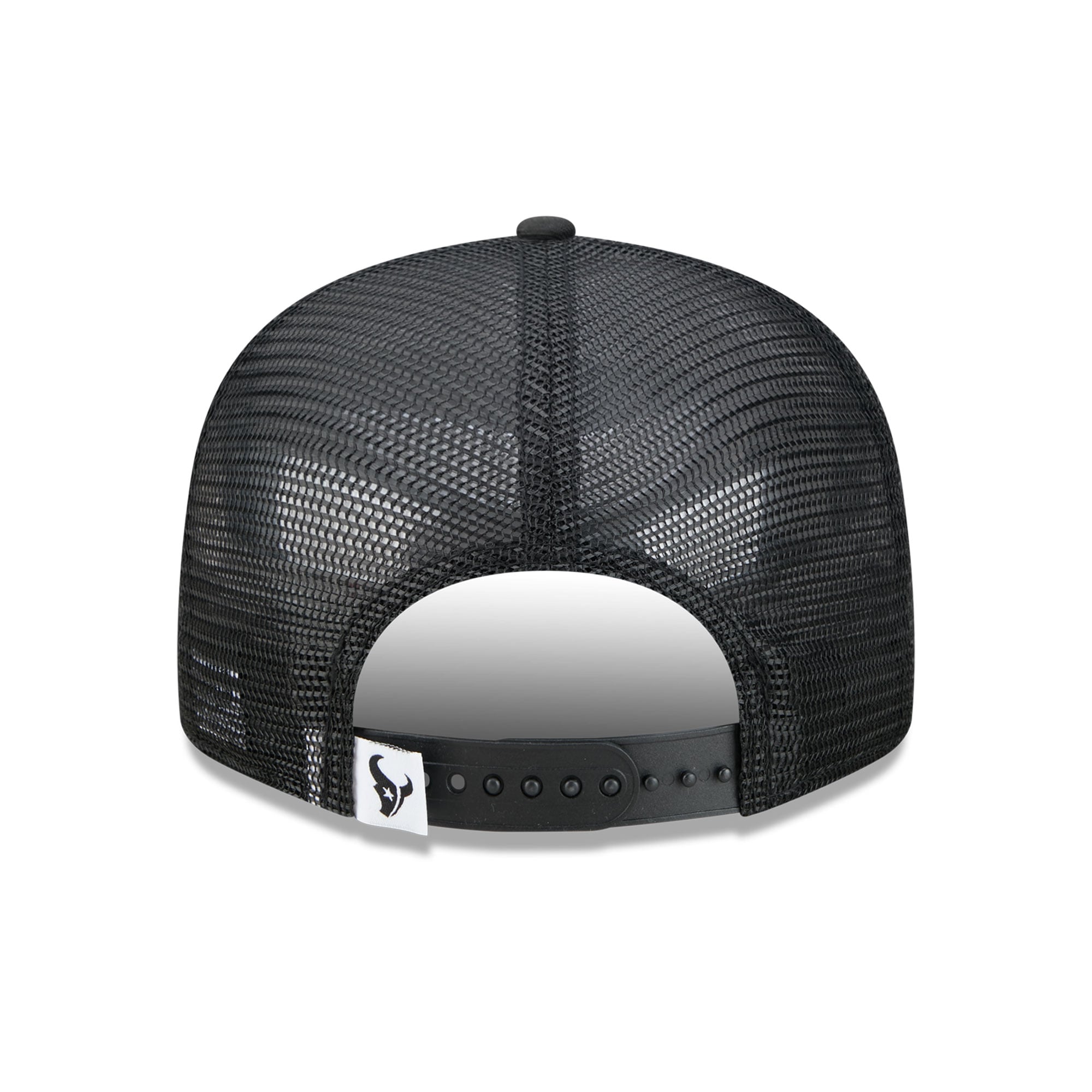 Men's New Era Black/White Houston Texans 9FIFTY Snapback Trucker Hat