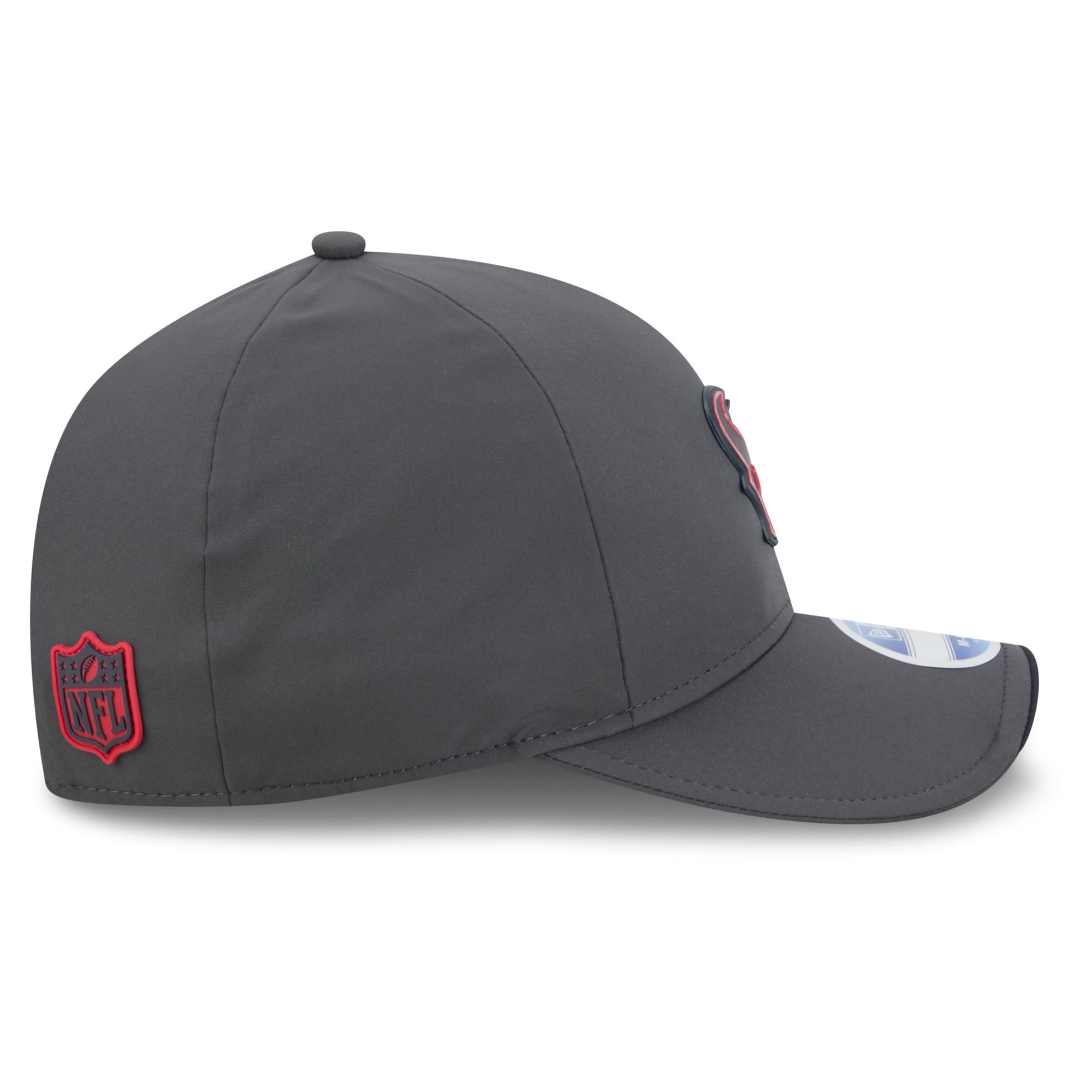 Casquette ajustable New Era 9FORTY M-Crown pour homme, couleur anthracite, Houston Texans 2026, idéale pour les temps froids.