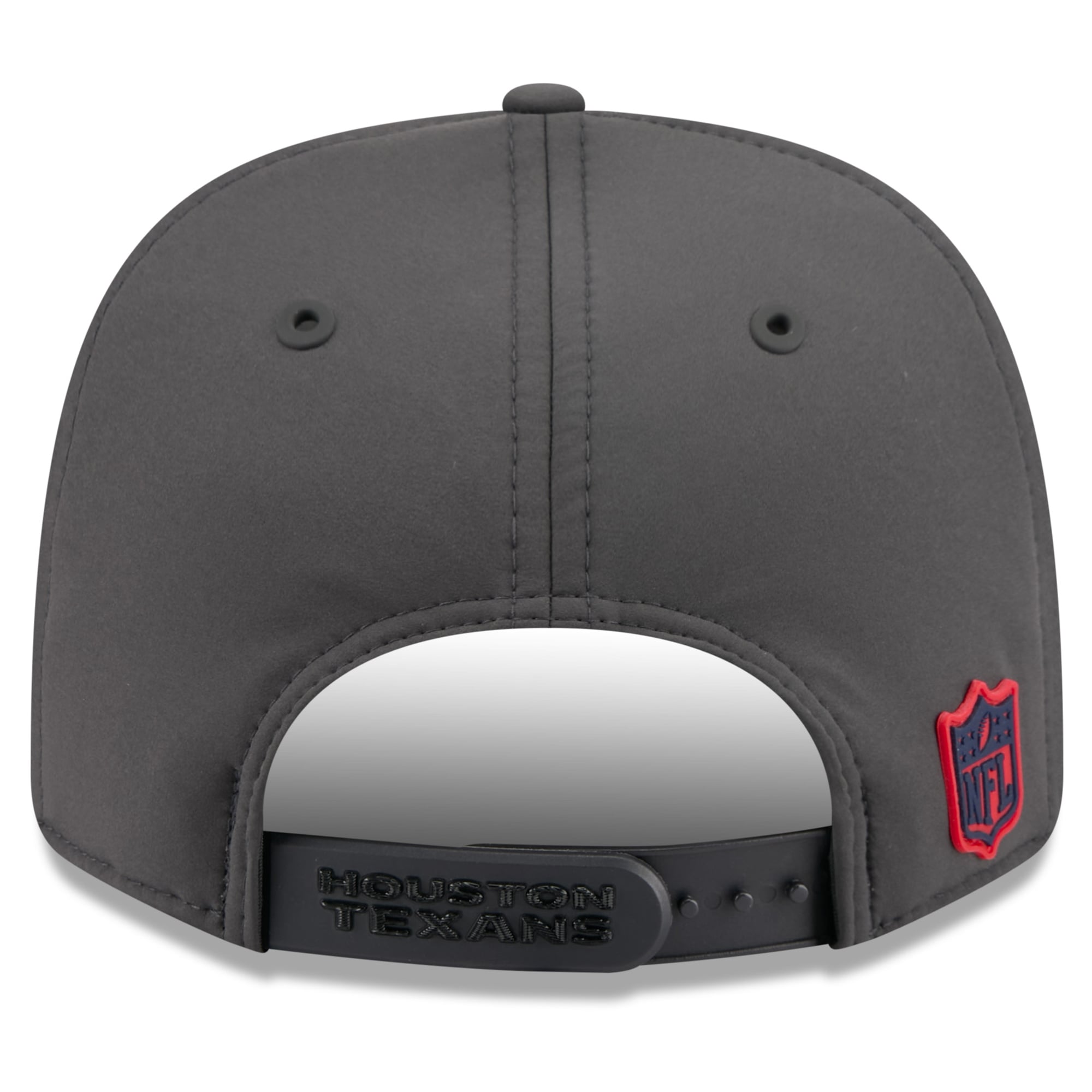 Casquette ajustable New Era 9SEVENTY pour homme, couleur anthracite, Houston Texans 2026, idéale pour les temps froids.