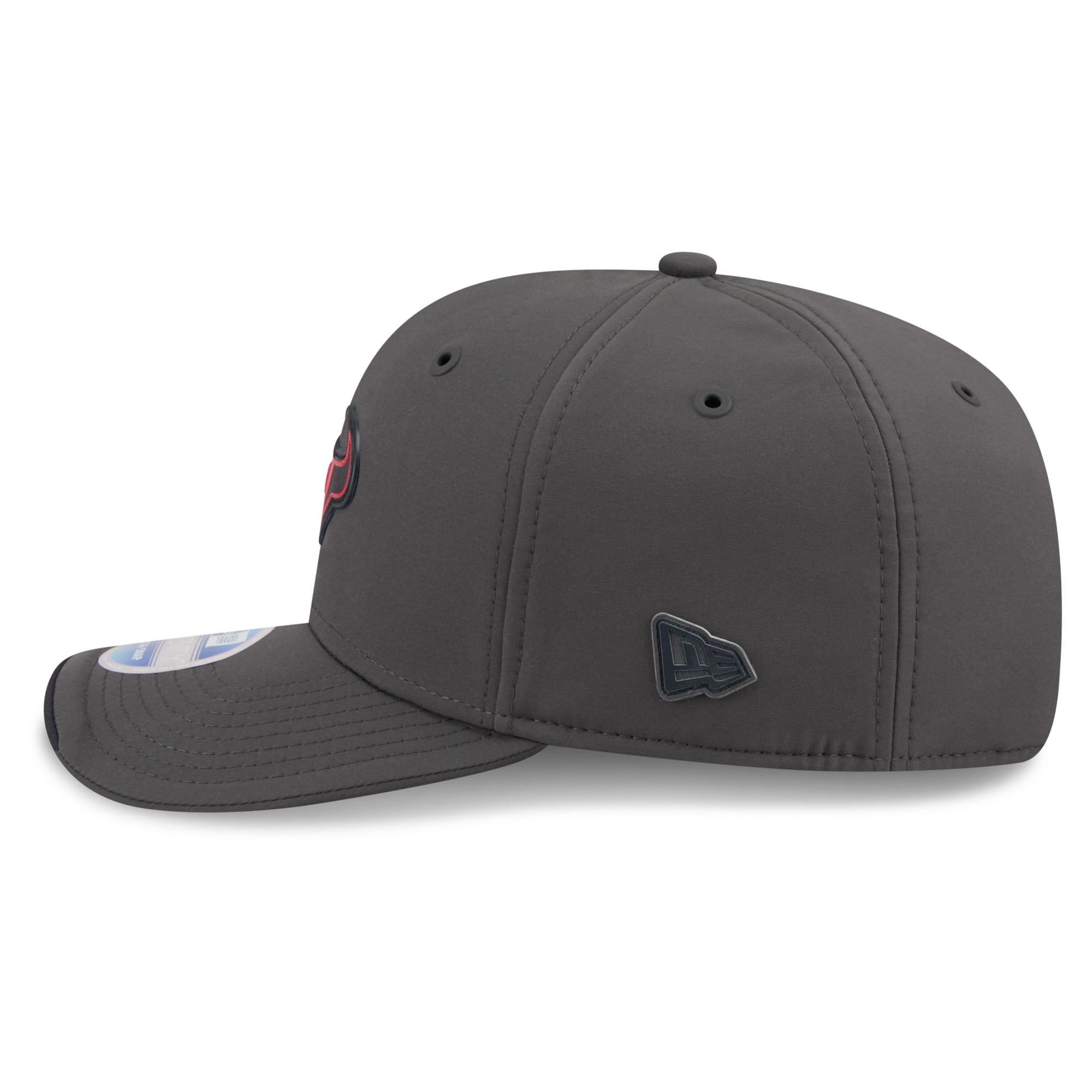 Casquette ajustable New Era 9SEVENTY pour homme, couleur anthracite, Houston Texans 2026, idéale pour les temps froids.