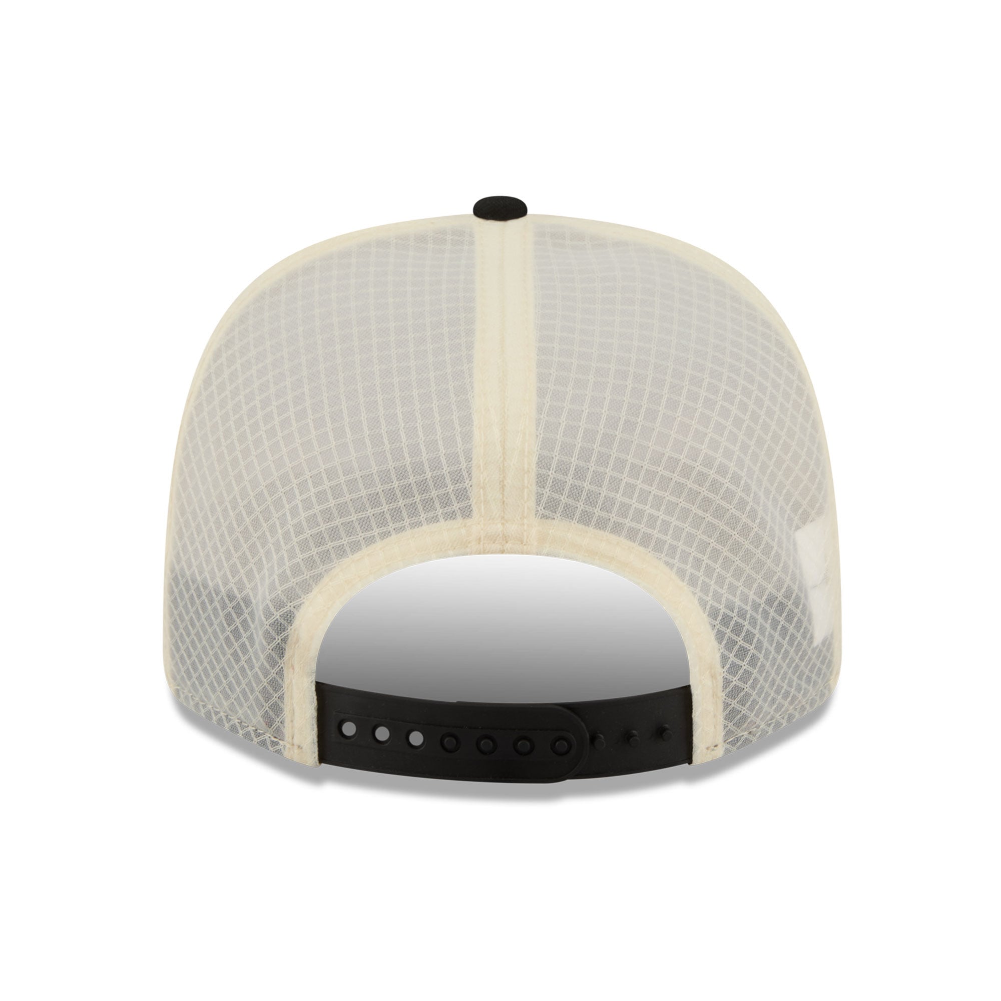 Casquette ajustable New Era 9SEVENTY crème/noir Houston Texans pour homme