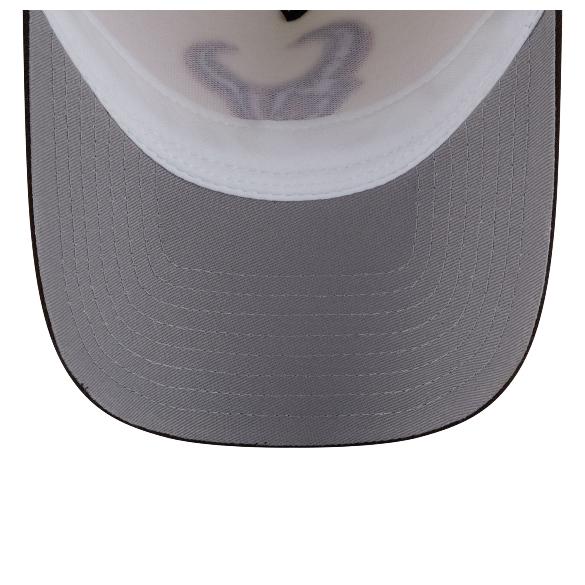 Men's New Era Cream/Brown Houston Texans Pumpkin Spice A-Frame 9FORTY Adjustable Hat