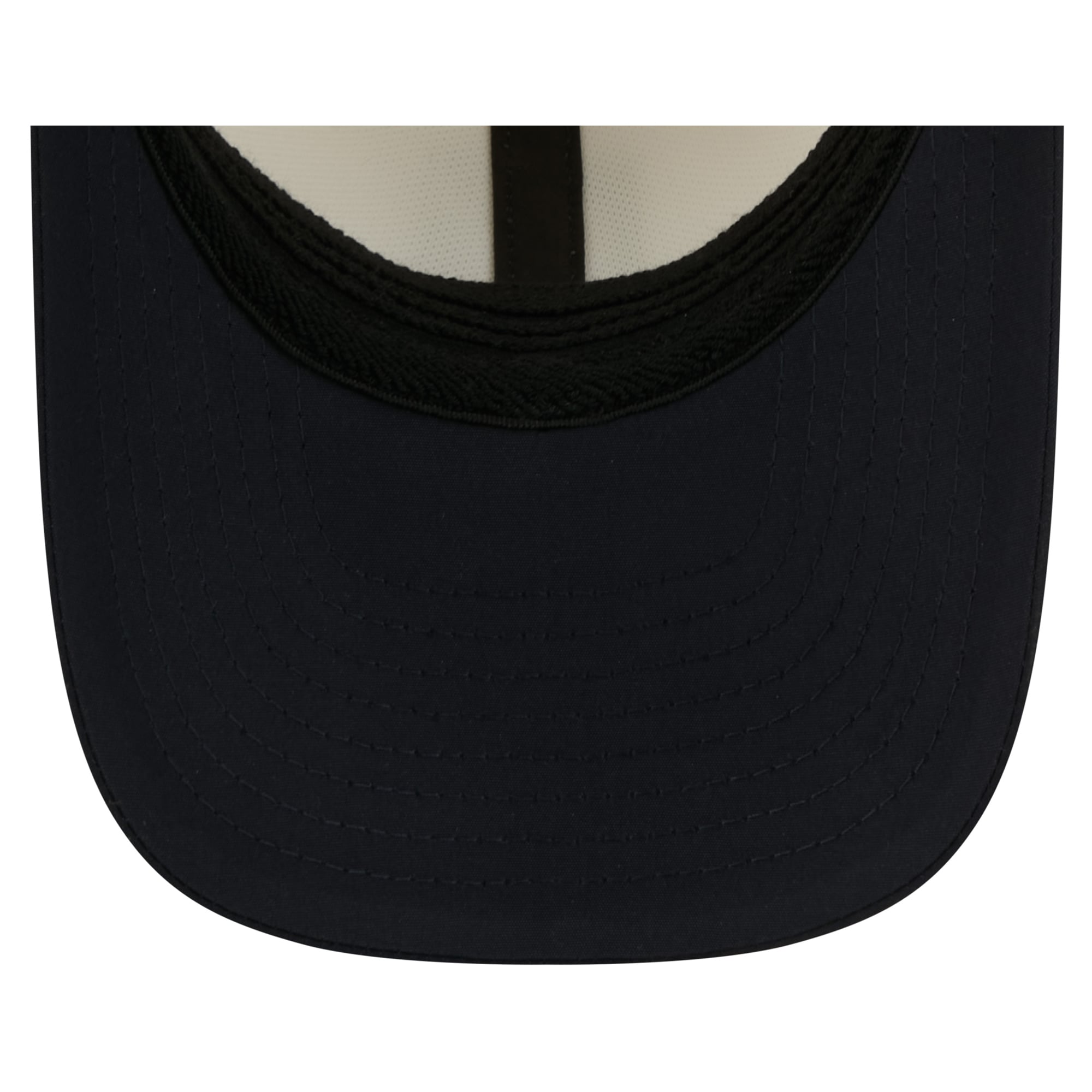 Casquette New Era Flex crème/marine pour homme, Houston Texans, camp d'entraînement NFL 2026, modèle 39THIRTY