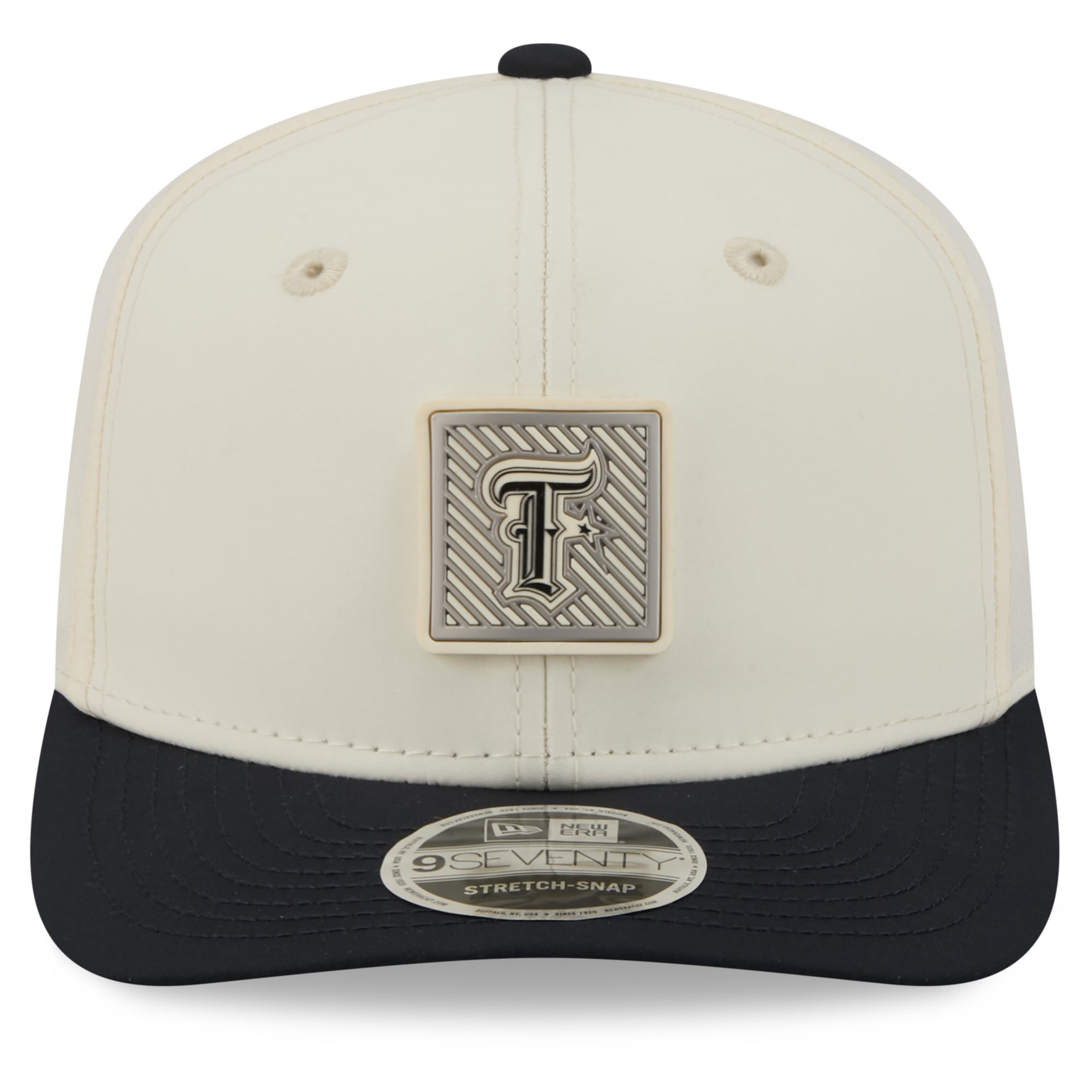 Men's New Era Cream/Navy Houston Texans 2026 NFL Training Camp 9SEVENTY Adjustable Hat