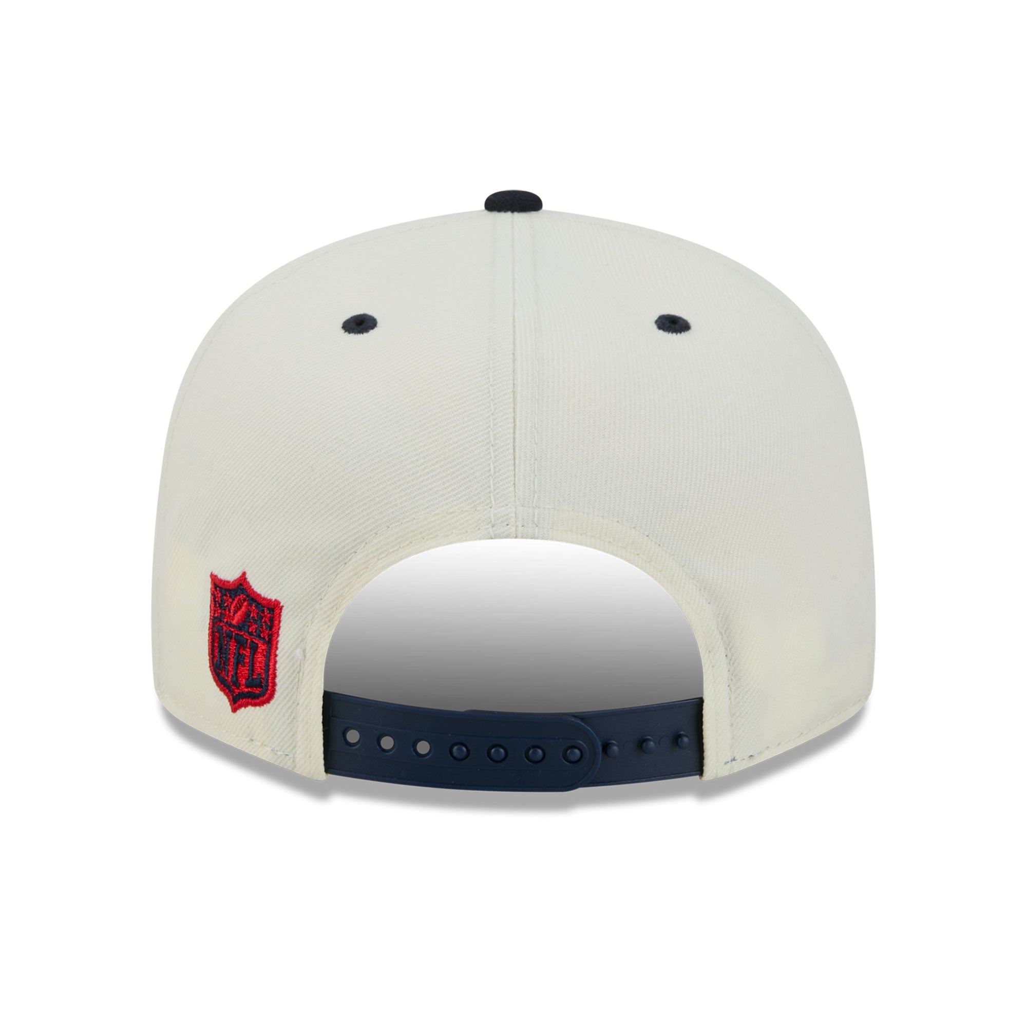 Casquette snapback classique 9FIFTY crème/marine New Era pour homme, Houston Texans