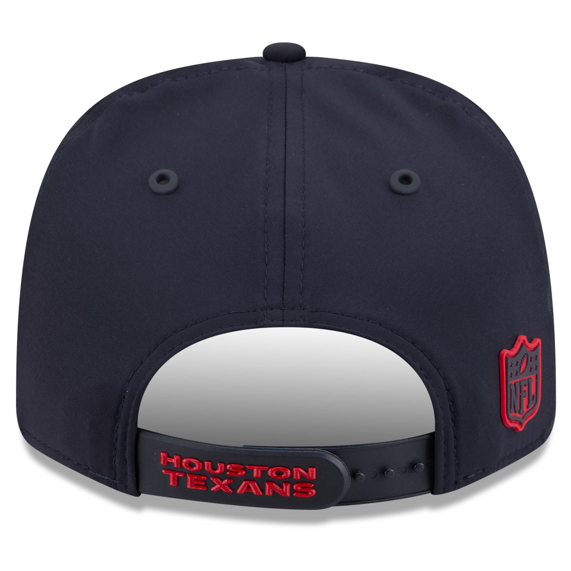 Casquette ajustable New Era bleu marine Houston Texans 2026 Sideline 9SEVENTY pour homme