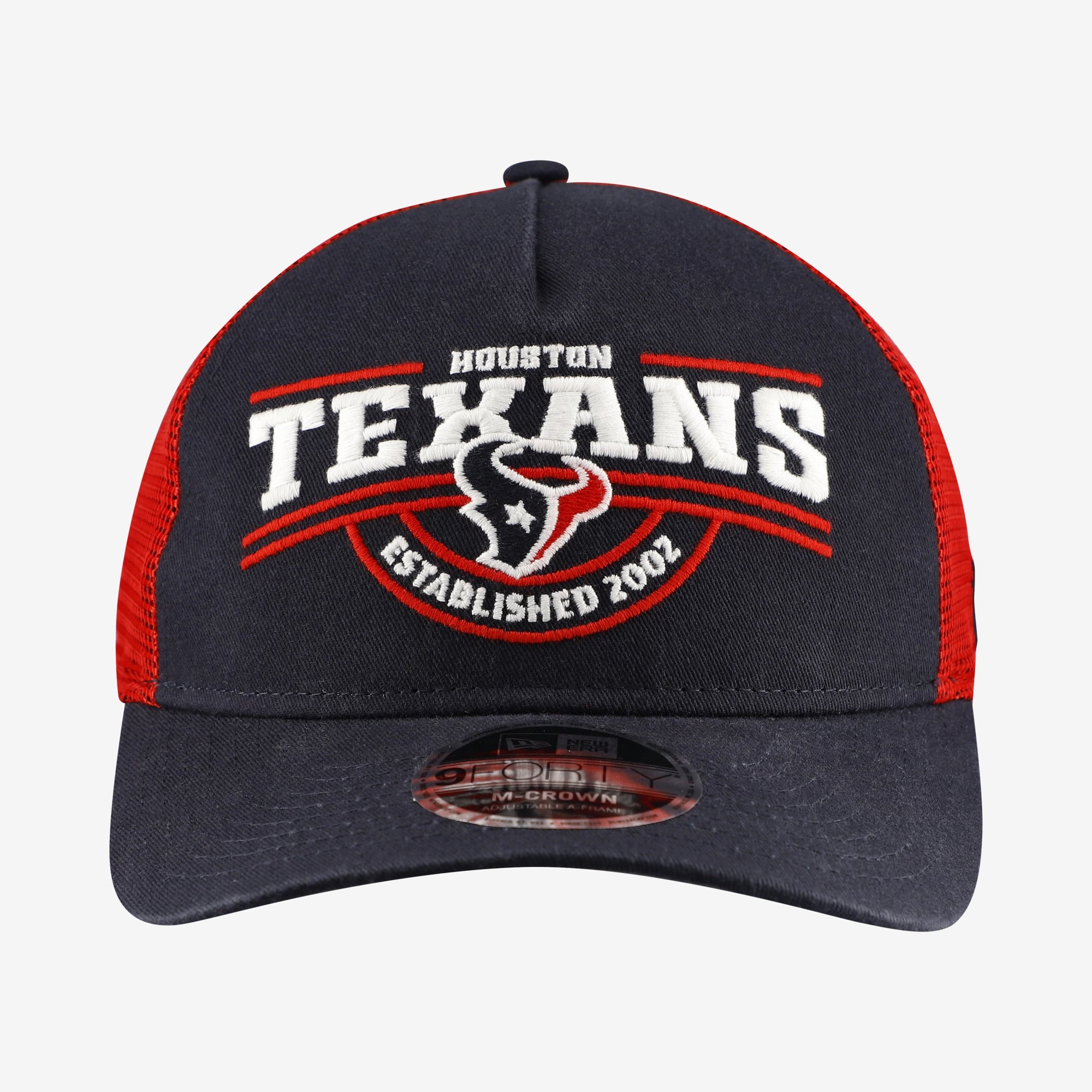 Casquette ajustable New Era bleu marine Houston Texans 9FORTY pour homme