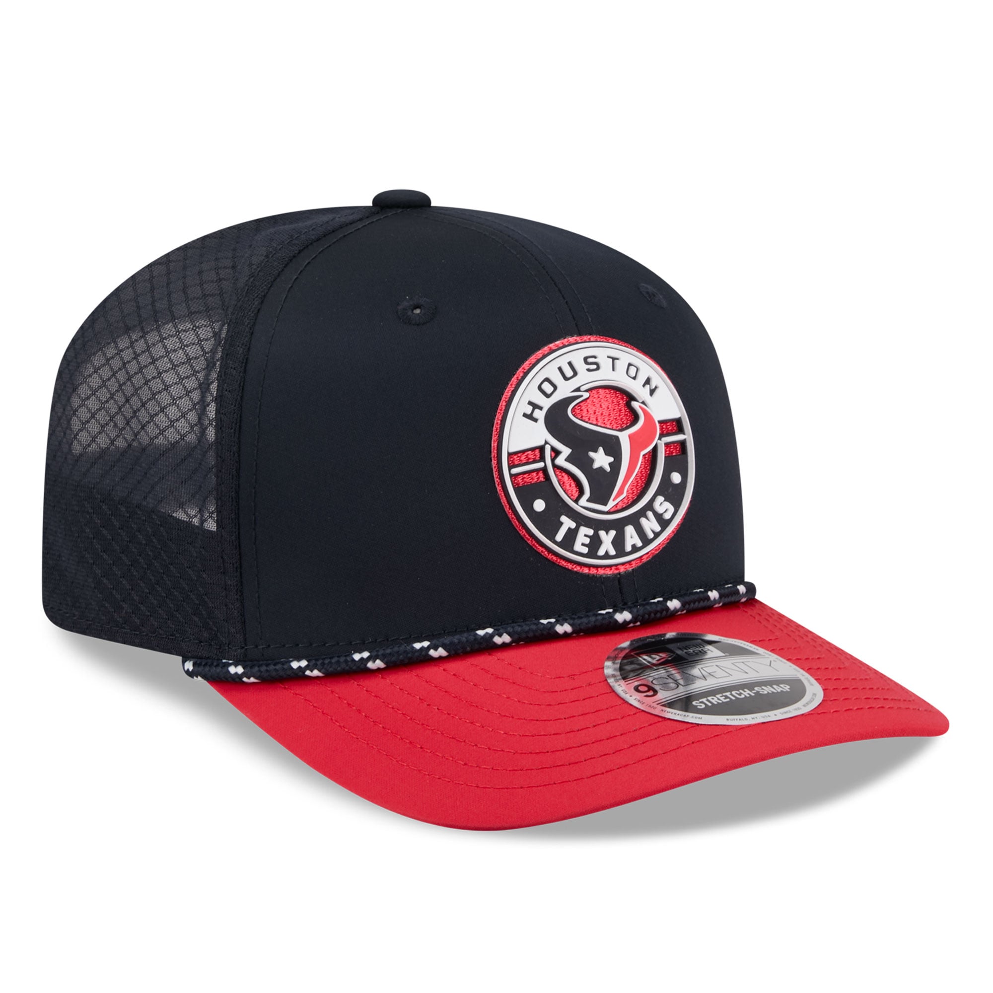Casquette ajustable New Era bleu marine Houston Texans Game 9SEVENTY pour homme