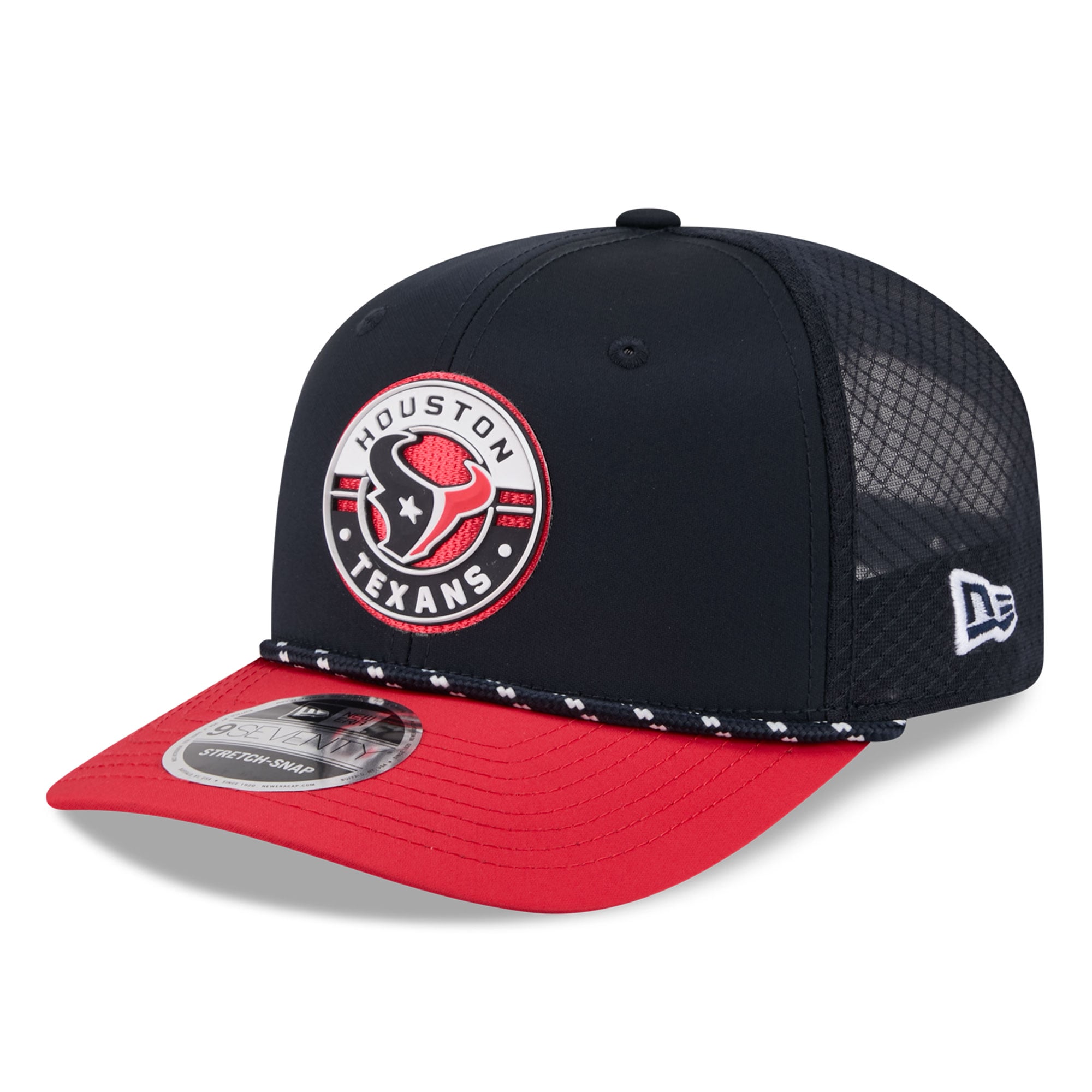 Casquette ajustable New Era bleu marine Houston Texans Game 9SEVENTY pour homme
