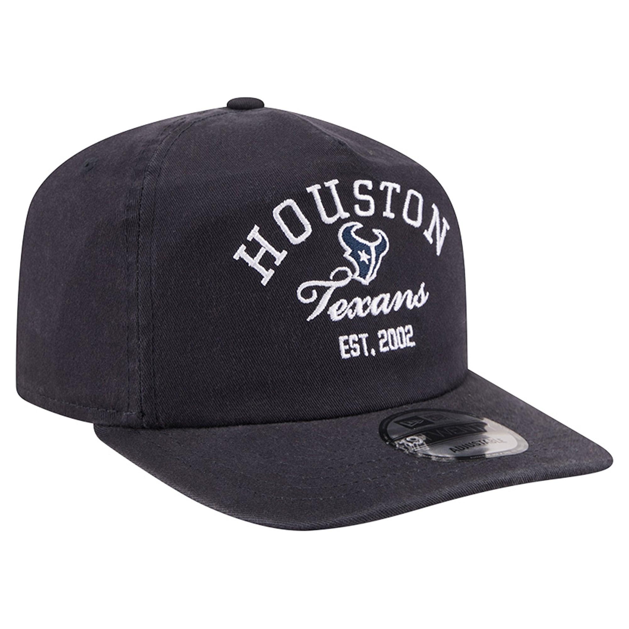 Casquette ajustable New Era bleu marine Houston Texans Stacked 19TWENTY pour homme