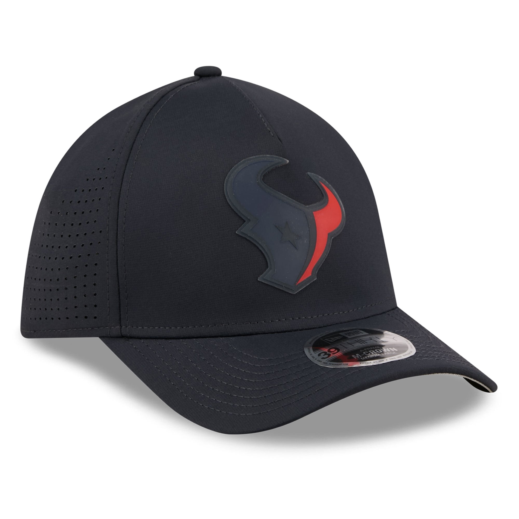 Casquette New Era 39THIRTY Flex bleu marine Houston Texans pour homme