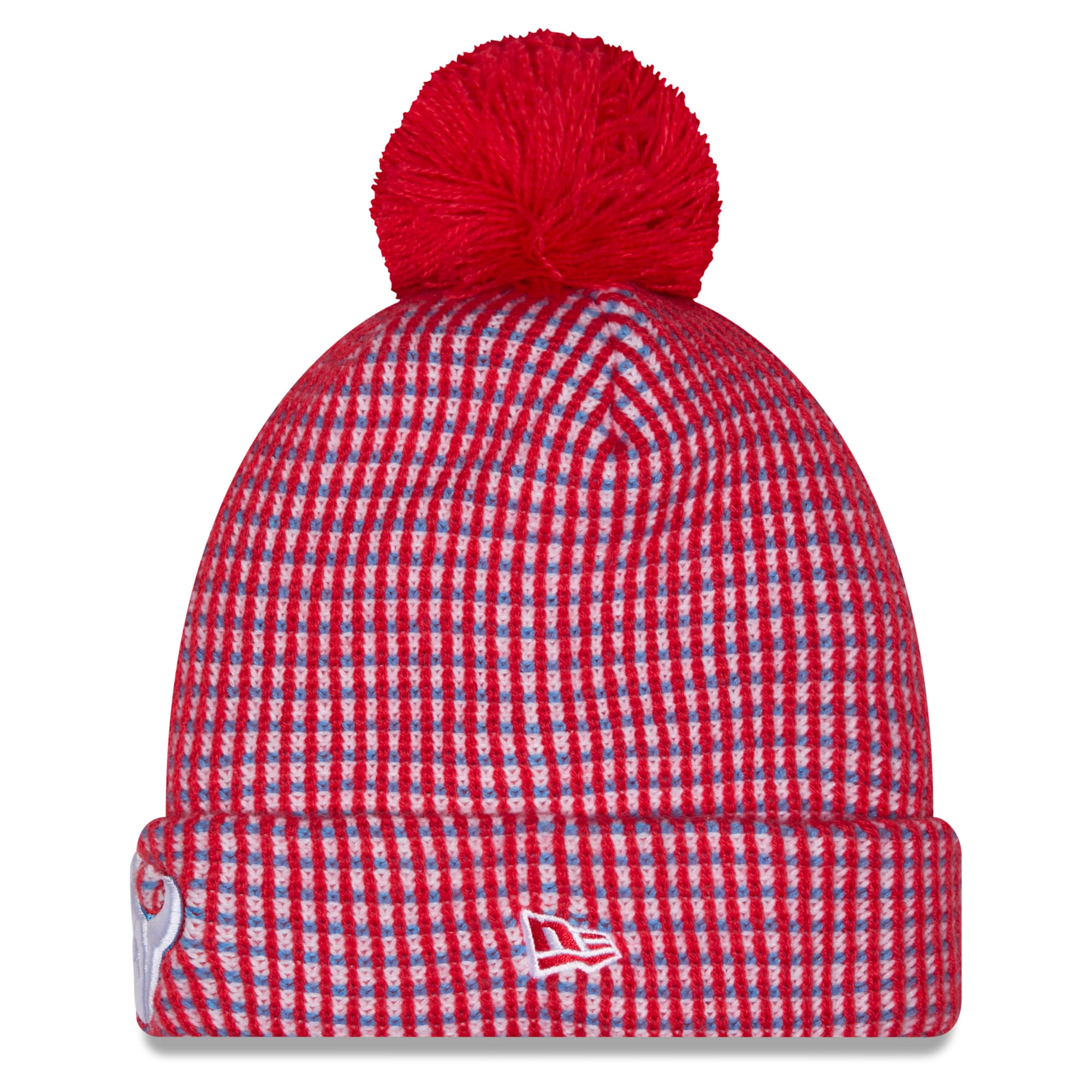 Men's New Era Red Houston Texans 2026 Rivalries Collection Cuffed Knit Hat