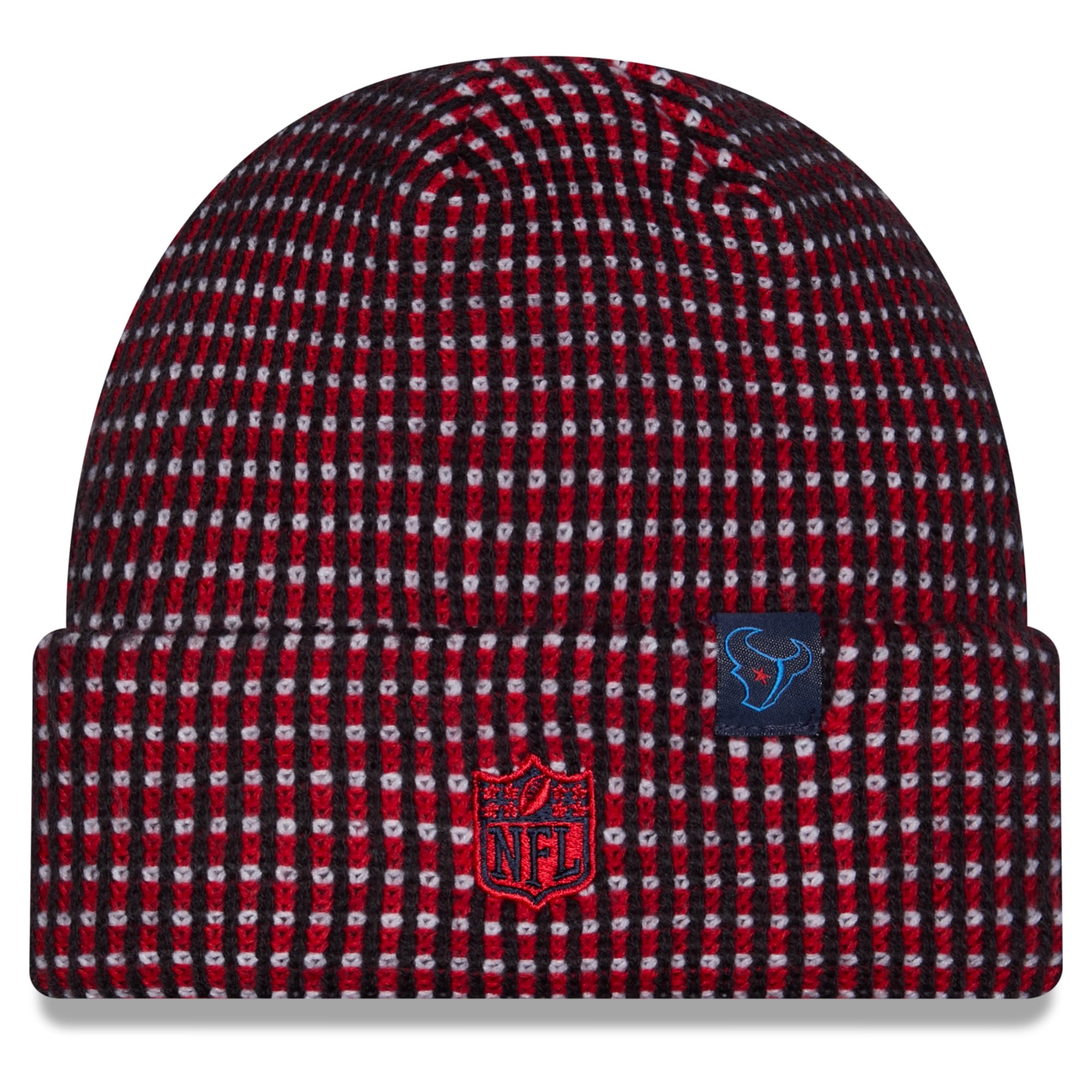 Bonnet à revers New Era rouge Houston Texans 2026 Sideline H-Town pour homme