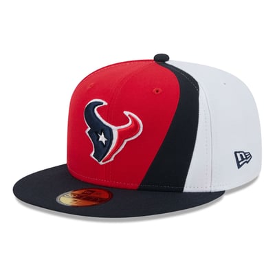Houston Texans New Era Shock 59FIFTY Fitted Hat - Red/Navy