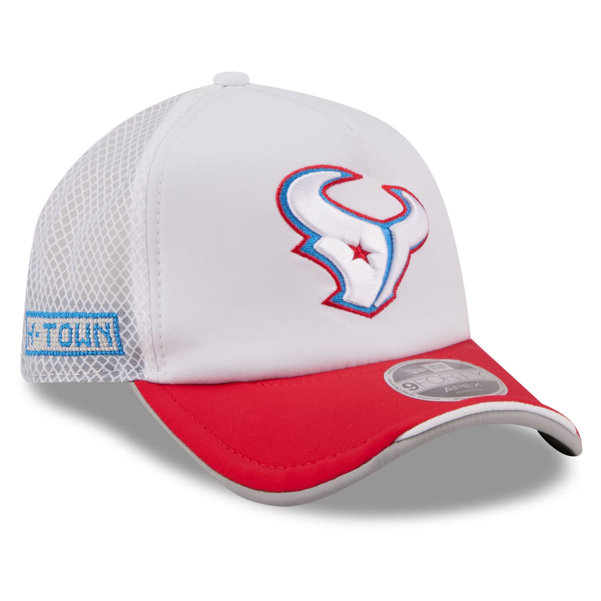 Casquette ajustable New Era Apex blanche Houston Texans Collection 2026 Rivalries pour homme