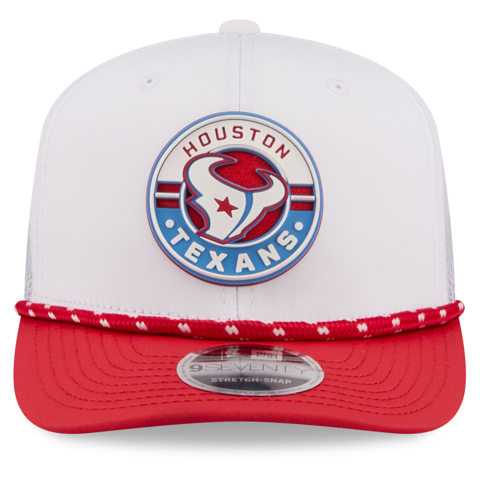 Casquette ajustable New Era blanche Houston Texans Collection 2026 Rivalries 9SEVENTY pour homme