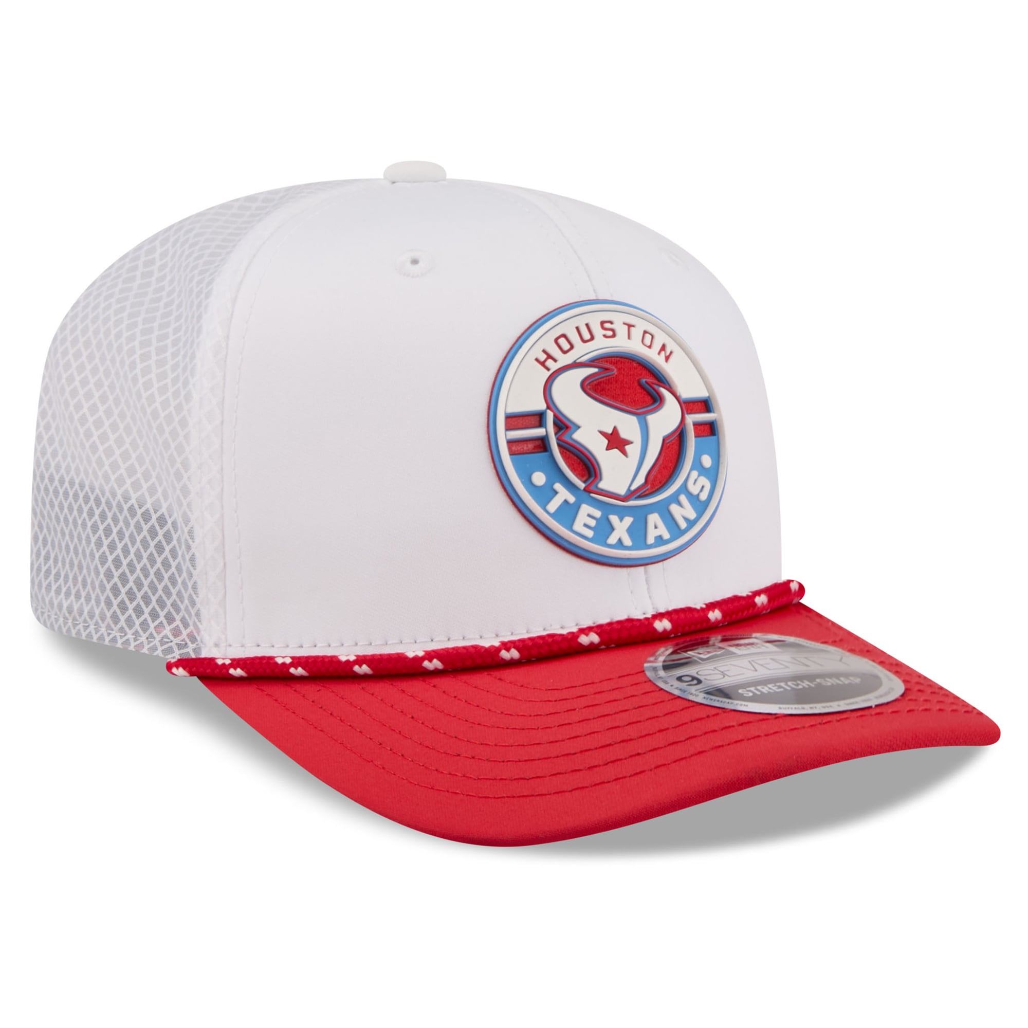 Casquette ajustable New Era blanche Houston Texans Collection 2026 Rivalries 9SEVENTY pour homme
