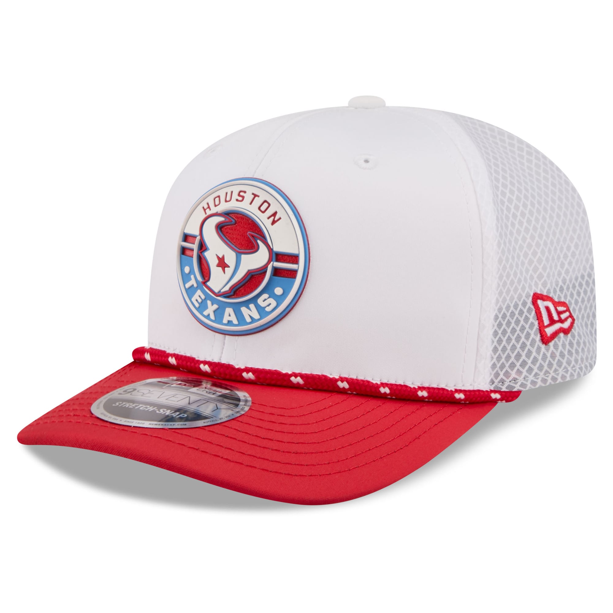 Casquette ajustable New Era blanche Houston Texans Collection 2026 Rivalries 9SEVENTY pour homme