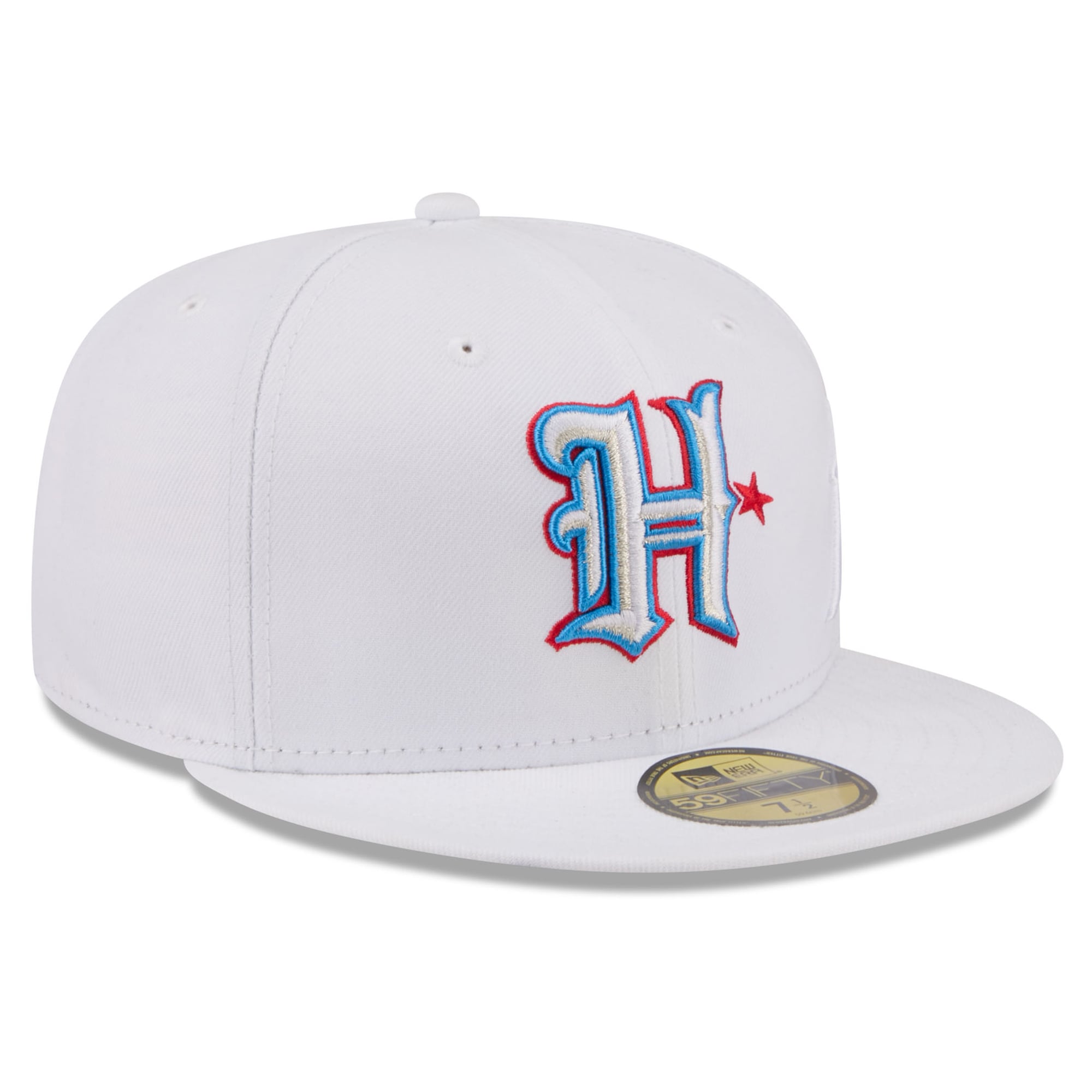 Men's New Era White Houston Texans 2026 Rivalries Collection Fan Pack Side Script 59FIFTY Fitted Hat